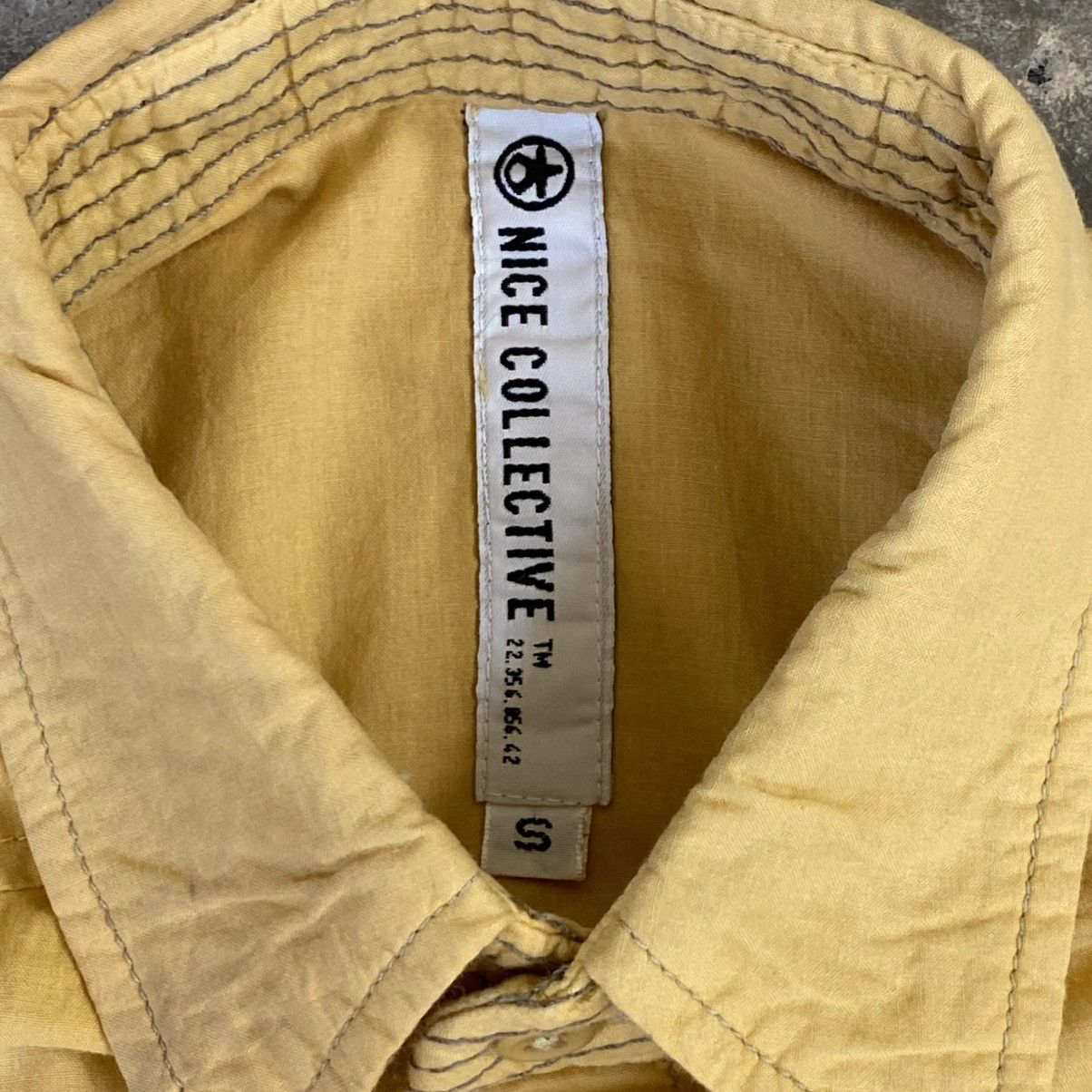 Nice Collective Vintage Nice Collective Self Pocket Button up Shirt Size US S / EU 44-46 / 1 - 4 Thumbnail