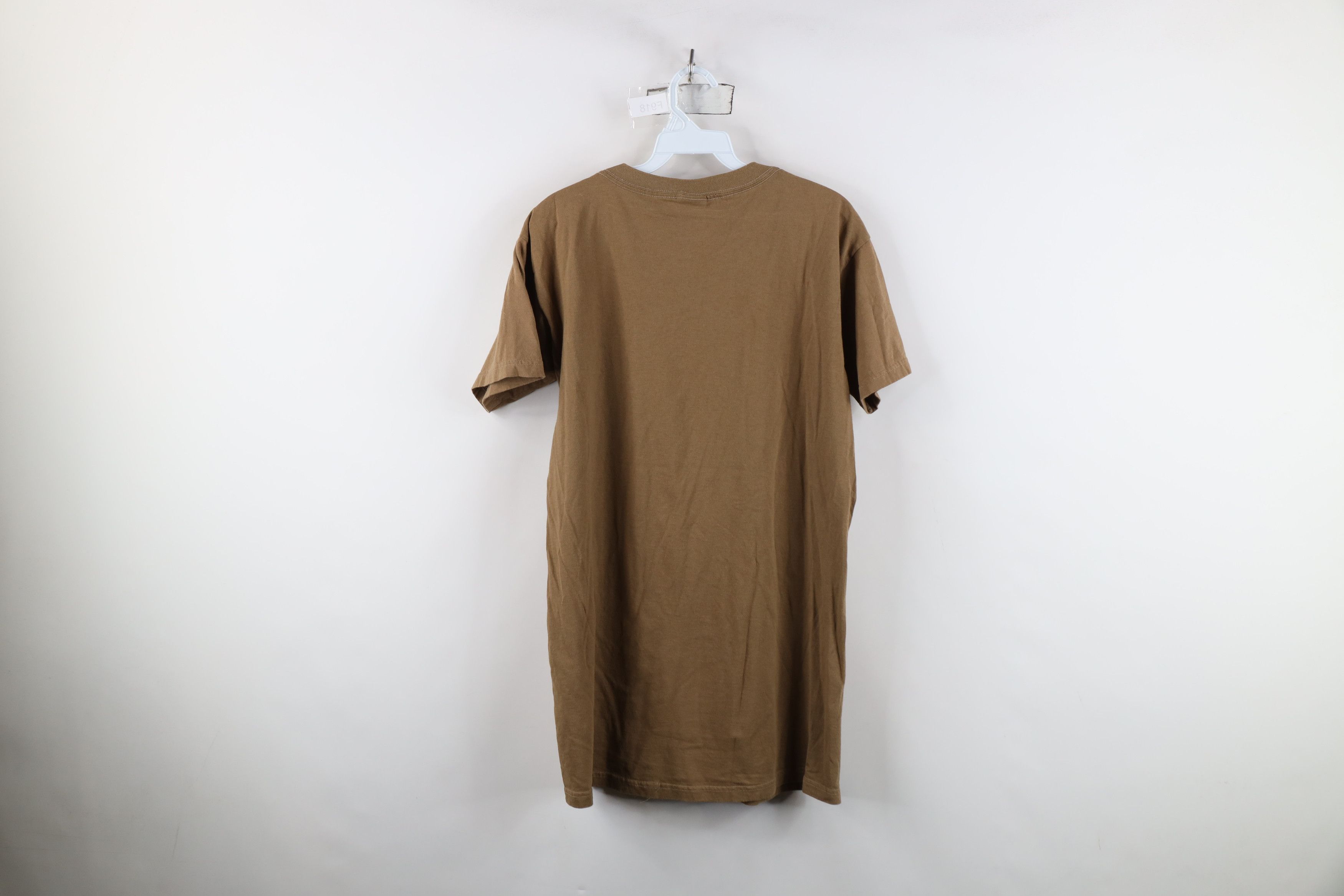 Vintage Vintage 90s Streetwear Blank Short Sleeve T-Shirt Cotton USA Size US L / EU 52-54 / 3 - 13 Thumbnail