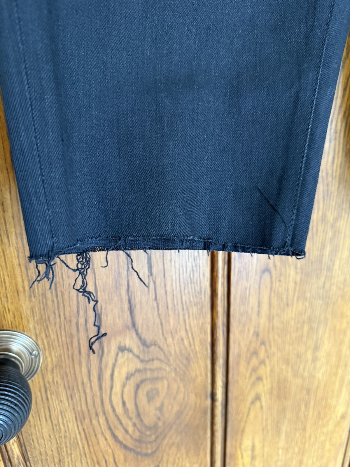 Saint Laurent Paris SS20 Saint Laurent black raw hem shorts 27 Small Size US 27 - 10 Thumbnail