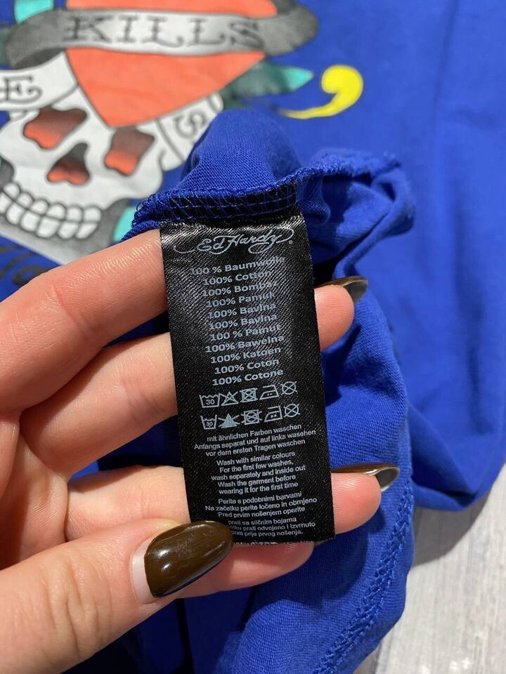 Ed Hardy Vintage Ed Hardy T-Shirt Skull Y2K Japan Love Kills Slowly Size US L / EU 52-54 / 3 - 10 Thumbnail