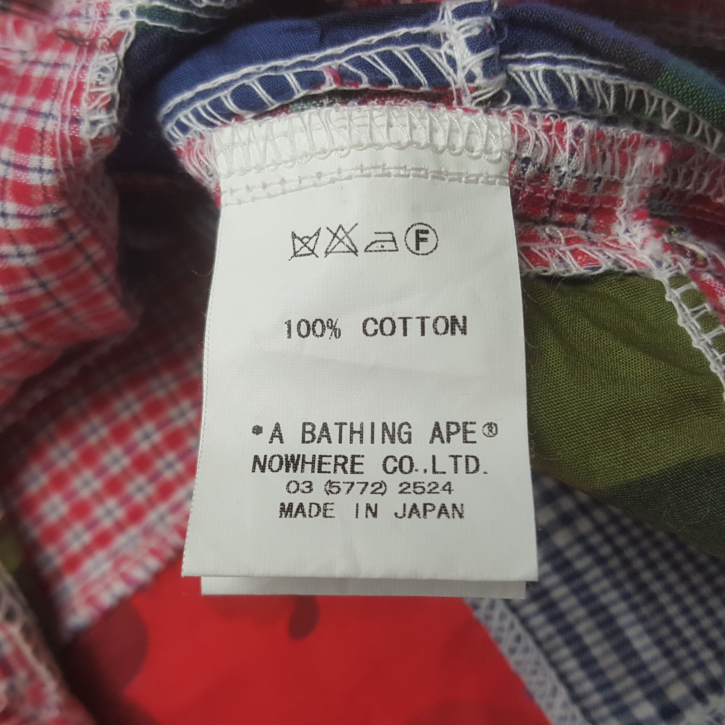 Bape Vintage A Bathing Ape Bape Pattern Button Up Shirt Size US M / EU 48-50 / 2 - 6 Thumbnail