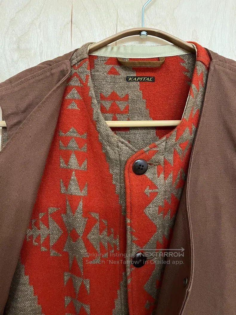 Kapital Kapital Indian printed fake two-piece vest Size US M / EU 48-50 / 2 - 6 Thumbnail