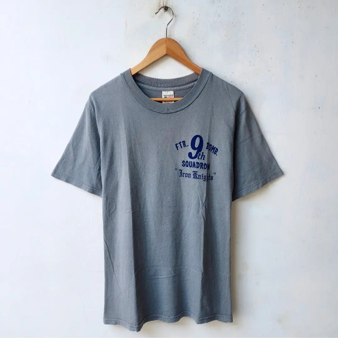 Buzz Rickson's × Vintage Vtg Buzz Ricksons Iron Night Headquarters Tshirt Size US M / EU 48-50 / 2 - 2 Thumbnail
