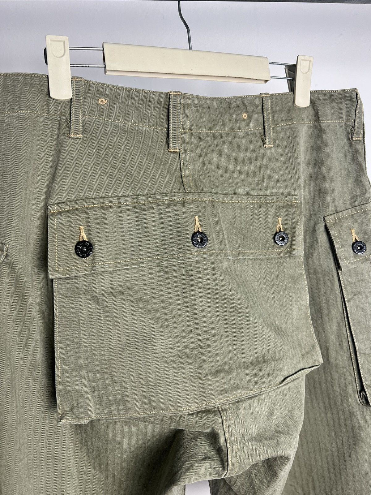 Buzz Rickson's × Toyo Enterprises × Vintage BuzzRicksons US Marine Corps HBT Shorts Size US 34 / EU 50 - 5 Thumbnail