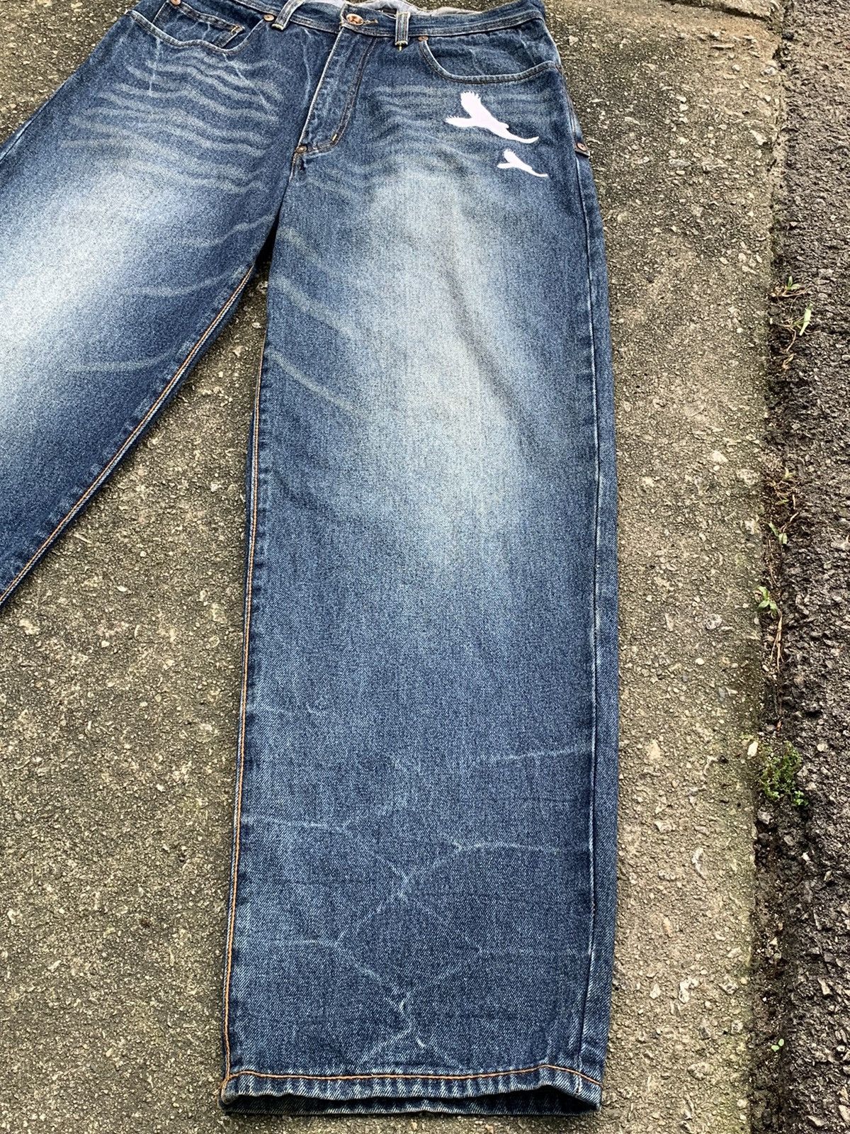 Sean John Rare.. Vintage Sean John Embroidered Denim Jeans Pants Size US 32 / EU 48 - 10 Thumbnail