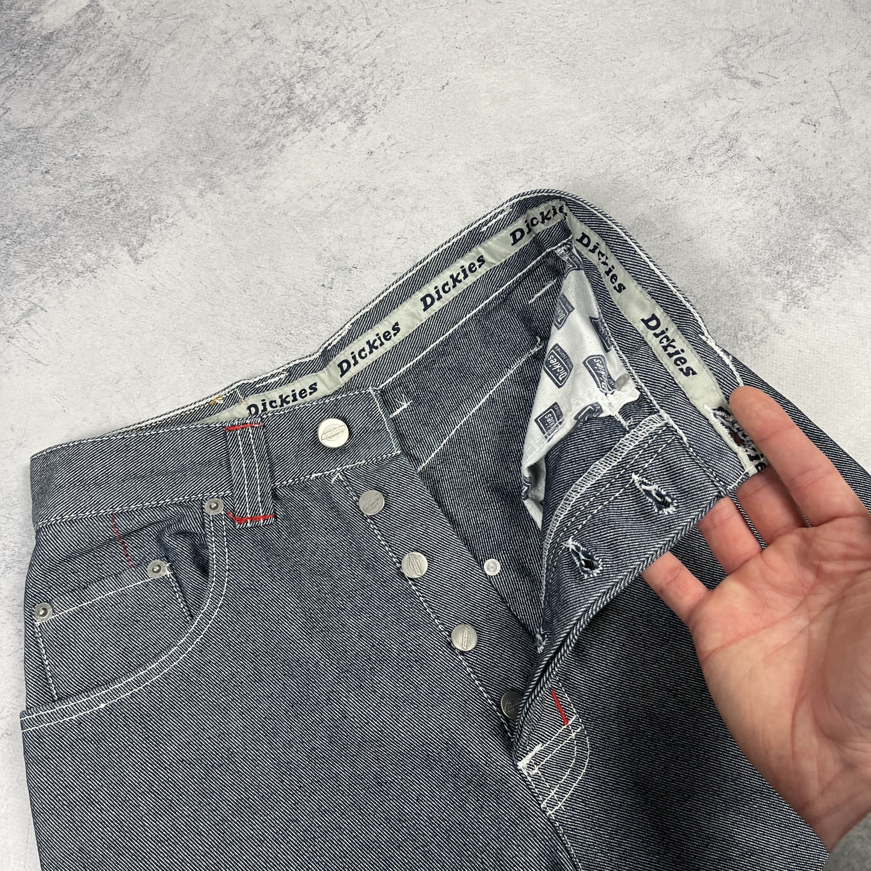 Dickies Vintage Dickies Baggy Silver Blue Pants Jeans 90’s Size US 26 / EU 42 - 17 Thumbnail