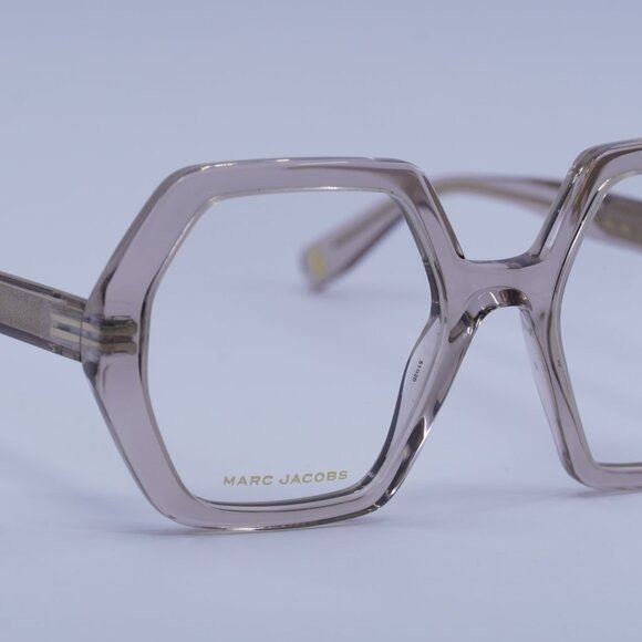 Marc Jacobs Marc Jacobs MJ 1077 010A 00 Eyeglasses Transparent Beige Size ONE SIZE - 5 Thumbnail