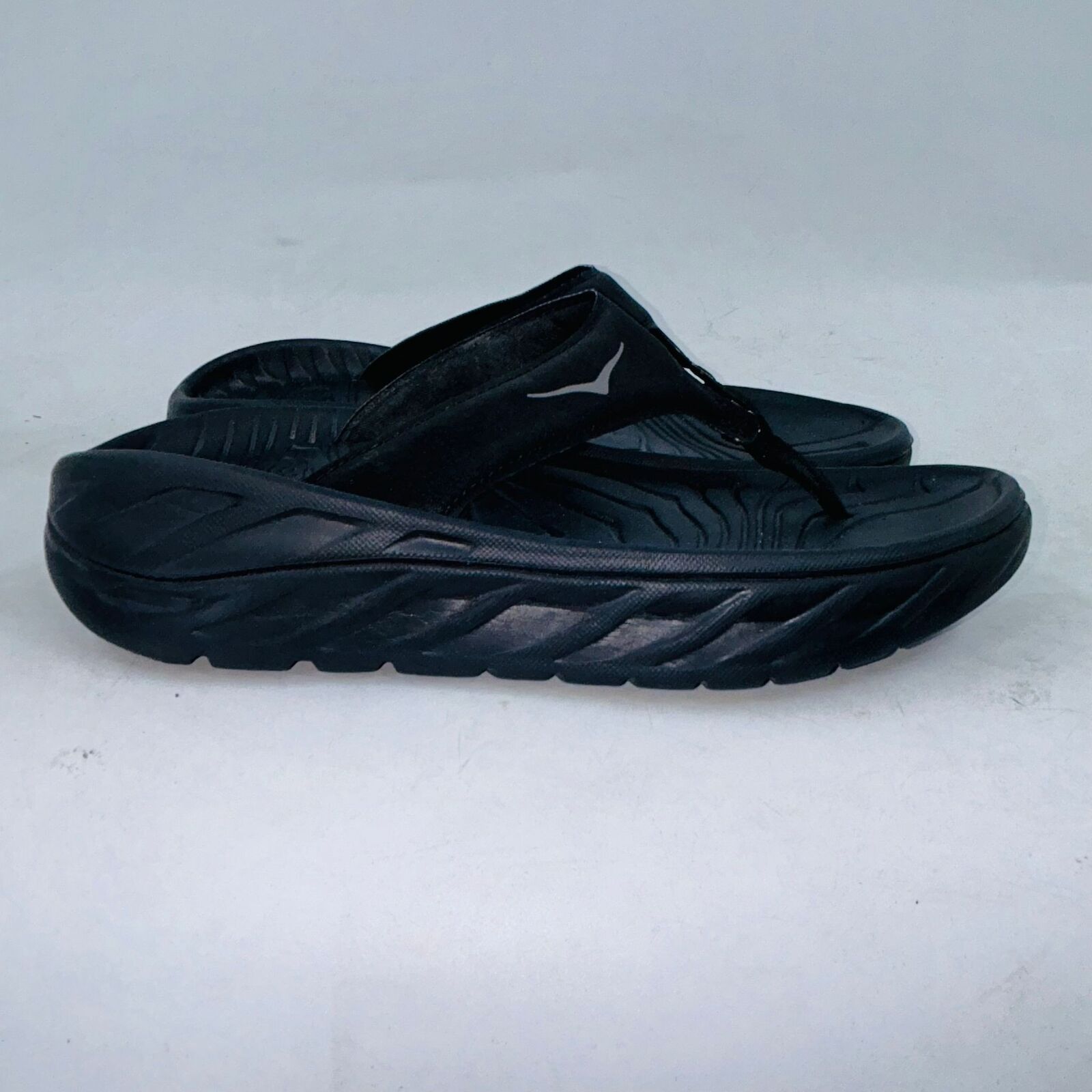 Hoka HOKA ONE UNISEX "BLACK/DARK GRAY" ORA FLIP SANDALS SIZE 8B Size US 8 / EU 41 - 1 Thumbnail