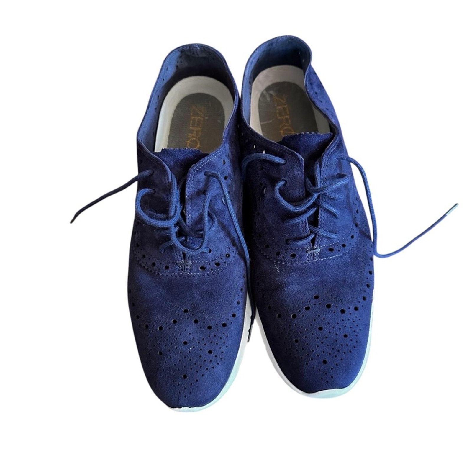 Cole Haan Cole Haan Zerogrand Wingtip Suede Oxford Sneakers Size US 10 / IT 40 - 2 Thumbnail