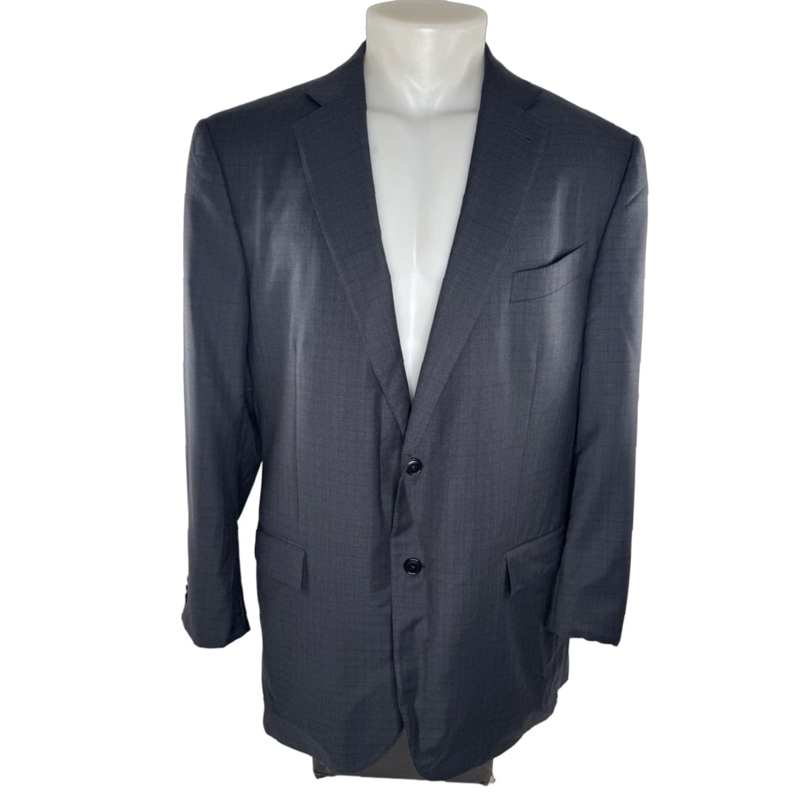 Ermenegildo Zegna ERMENEGILDO ZEGNA - TROFEO MILA - WOOL 48 LONG - BLAZER JACKET - GRAY, MEN, SUIT JACKET, WOOL, LONG, BIG & TALL Size 48R - 1 Thumbnail
