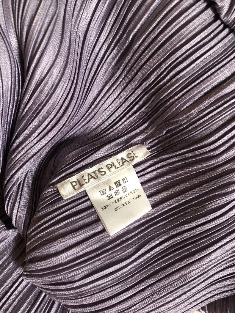 Issey Miyake Issey Miyake size:3 Purple-grey pleated dress Size S / US 4 / IT 40 - 5 Thumbnail