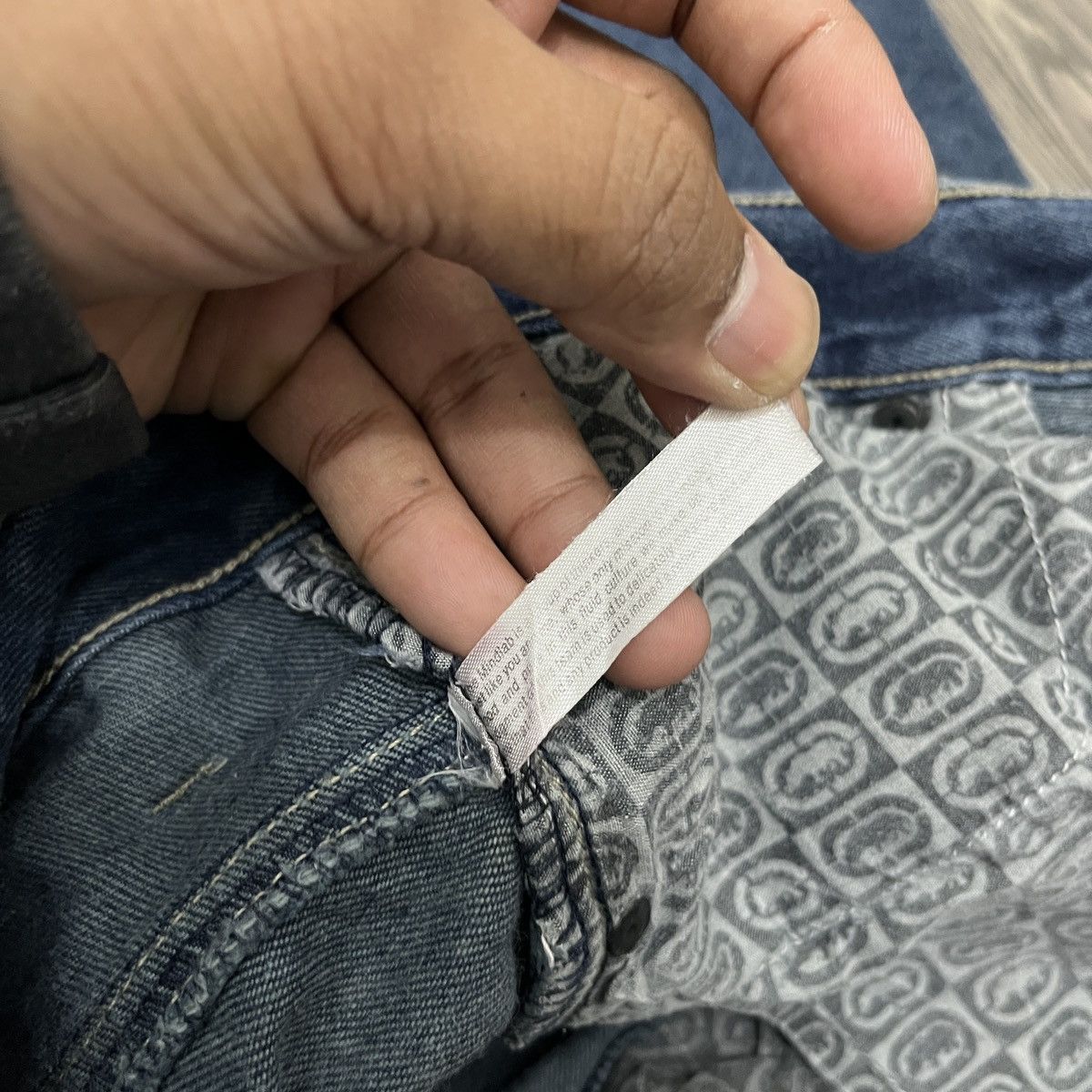 Ecko Unltd. Baggy Jeans Ecko Unltd Big Rhino Logo Denim 🟥 Size US 34 / EU 50 - 15 Thumbnail