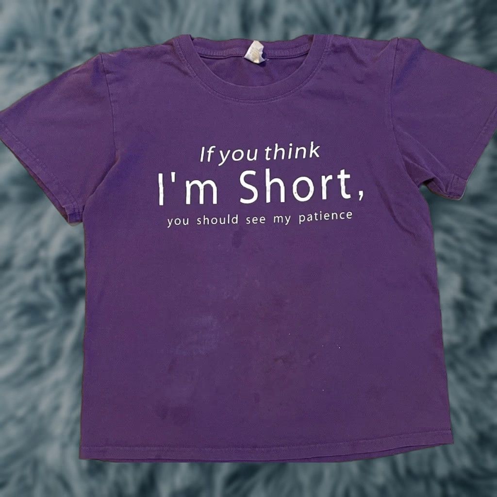 Vintage Vtg You Should See My Patience Faded Shirt XS Funny Saying Joke Y2K 90s Size US XS / EU 42 / 0 - 1 Thumbnail