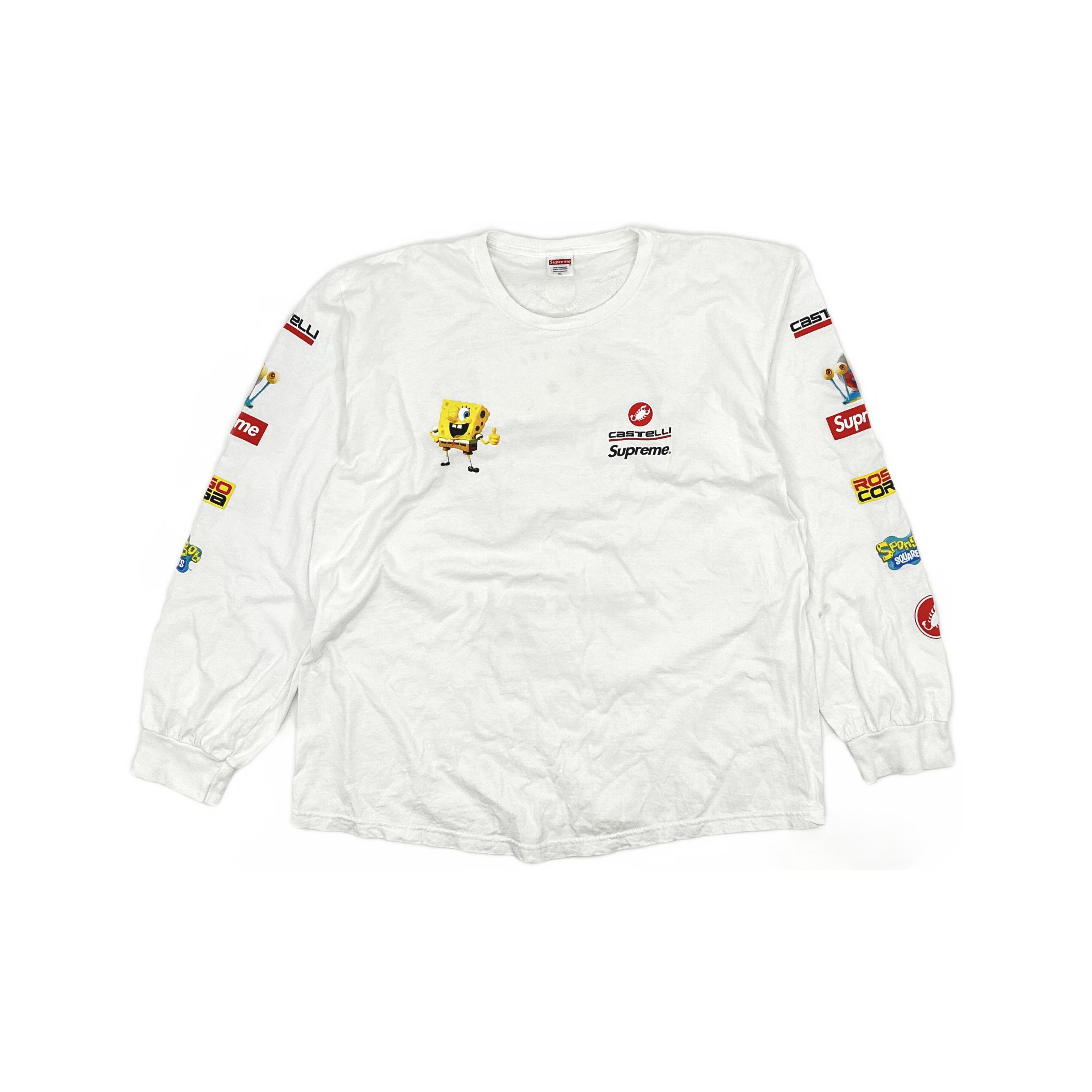 Supreme Supreme x Castelli SpongeBob Long Sleeve Tee Size XL Size US XL / EU 56 / 4 - 1 Thumbnail