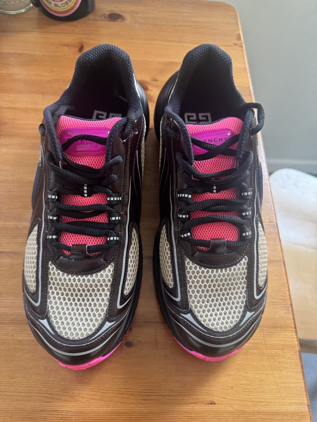 Givenchy Givenchy TK-MX Sneakers Chocolate Brown / Pink 41 UK 7 Size US 7.5 / EU 40-41 - 3 Thumbnail