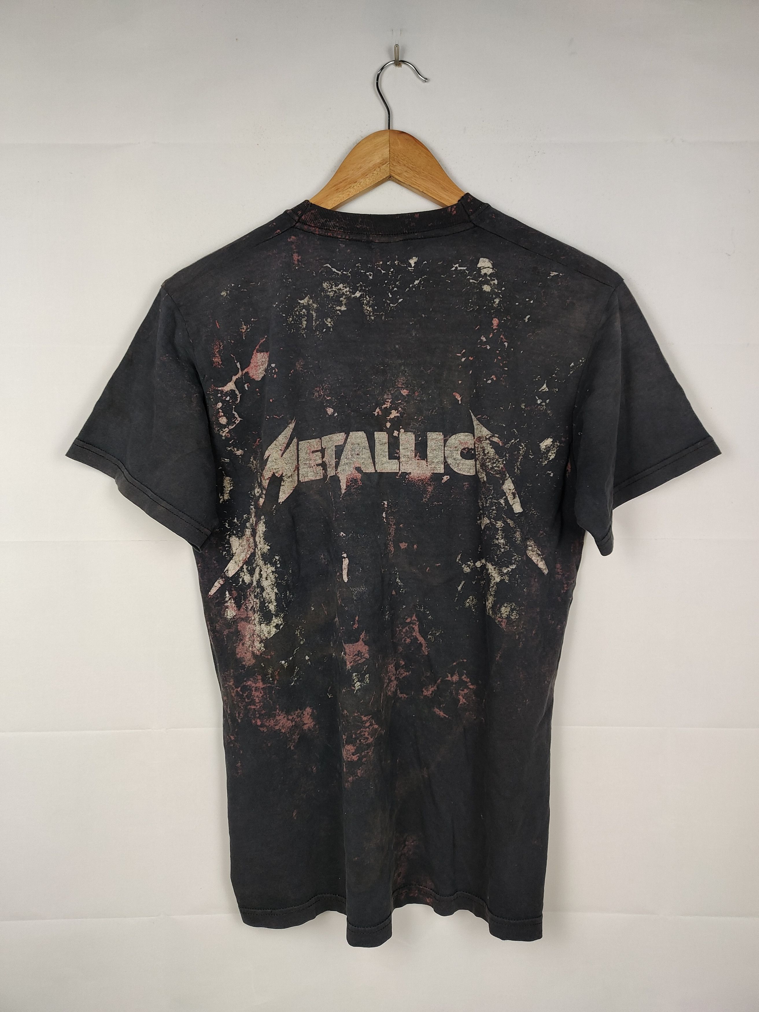 Band Tees × Metallica × Vintage Vintage Distressed 00s Metallica AOP Shirt Size US M / EU 48-50 / 2 - 5 Thumbnail