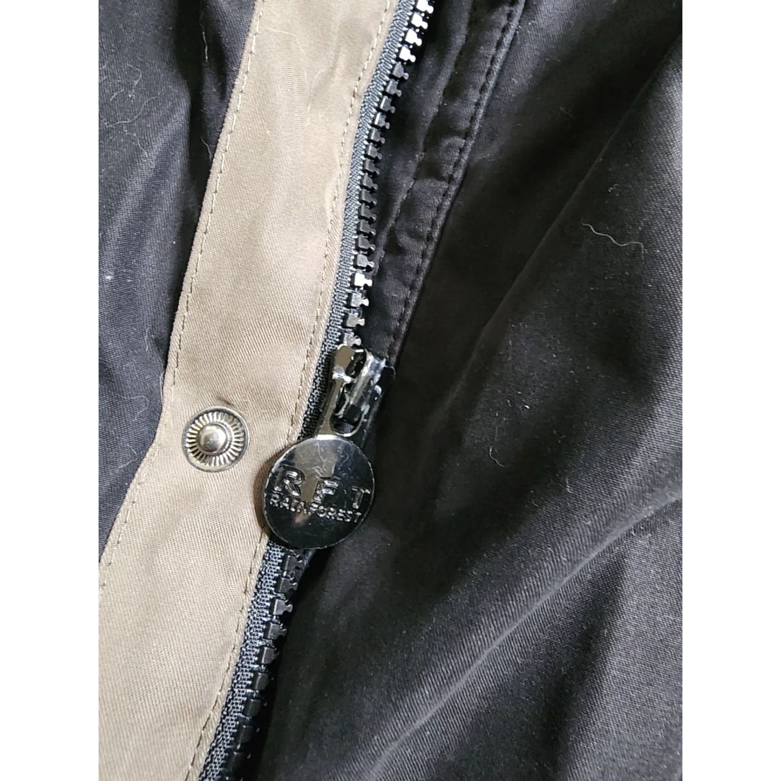 Vintage Rainforest Coat Mens 4XL Black Down Puffer Winter Jacket Parka Size US XXL / EU 58 / 5 - 5 Thumbnail