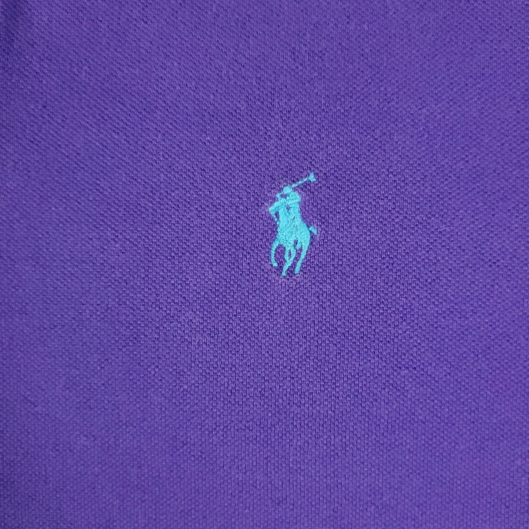 Ralph Lauren Ralph Lauren Polo Shirt Mens Medium Purple Short Sleeve Cotton Button Collar Casual Mens Size US M / EU 48-50 / 2 - 3 Thumbnail