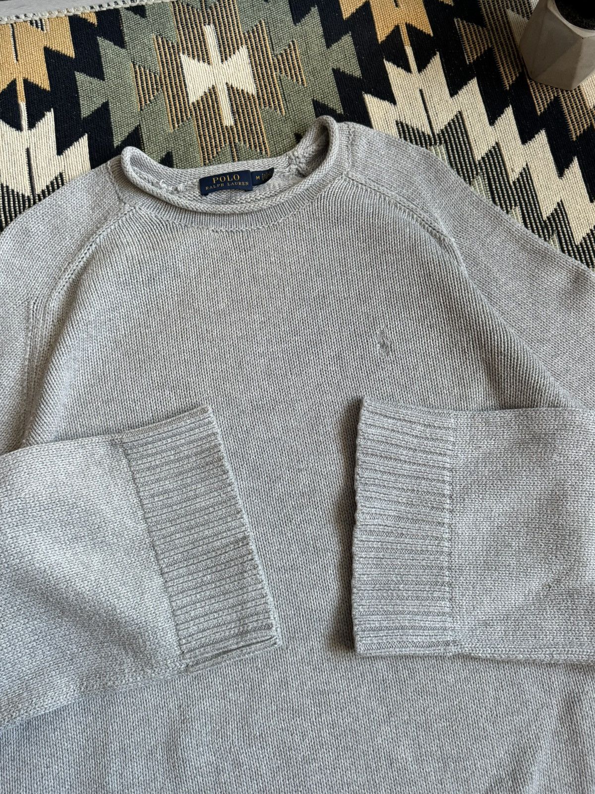 Polo Ralph Lauren Vintage Polo Ralph Lauren Wide Sleeves Y2K Knitted Sweater Size US M / EU 48-50 / 2 - 7 Thumbnail