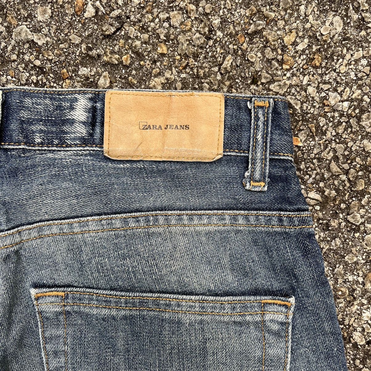 Zara Flared Zara Blue Jeans Patches Denim Boot Cut Japanese Style Size US 28 / EU 44 - 13 Thumbnail