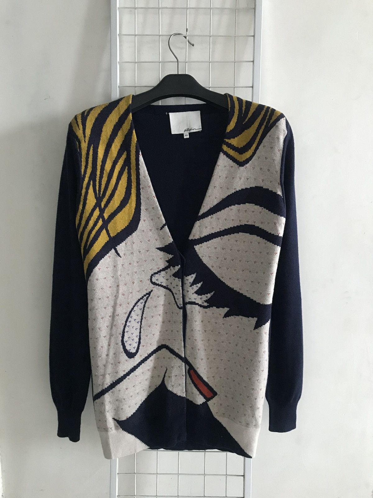 3.1 Phillip Lim × Designer 3.1 Phillip Lim Roy Lichtenstein wool merino cardigan Size XS / US 0-2 / IT 36-38 - 6 Thumbnail