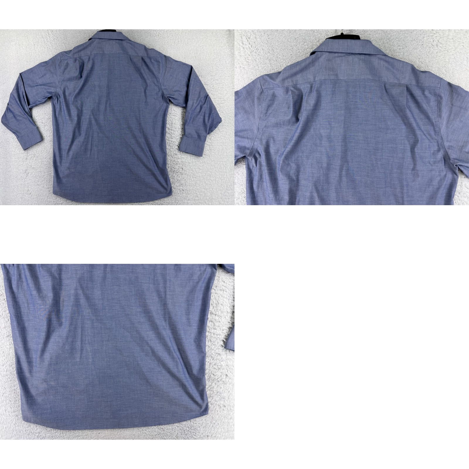 Tommy Hilfiger Tommy Hilfiger Shirt Men 17 Blue Wrinkle Free 34-35 Button Up Regular Fit Pocket Size US XL / EU 56 / 4 - 9 Thumbnail