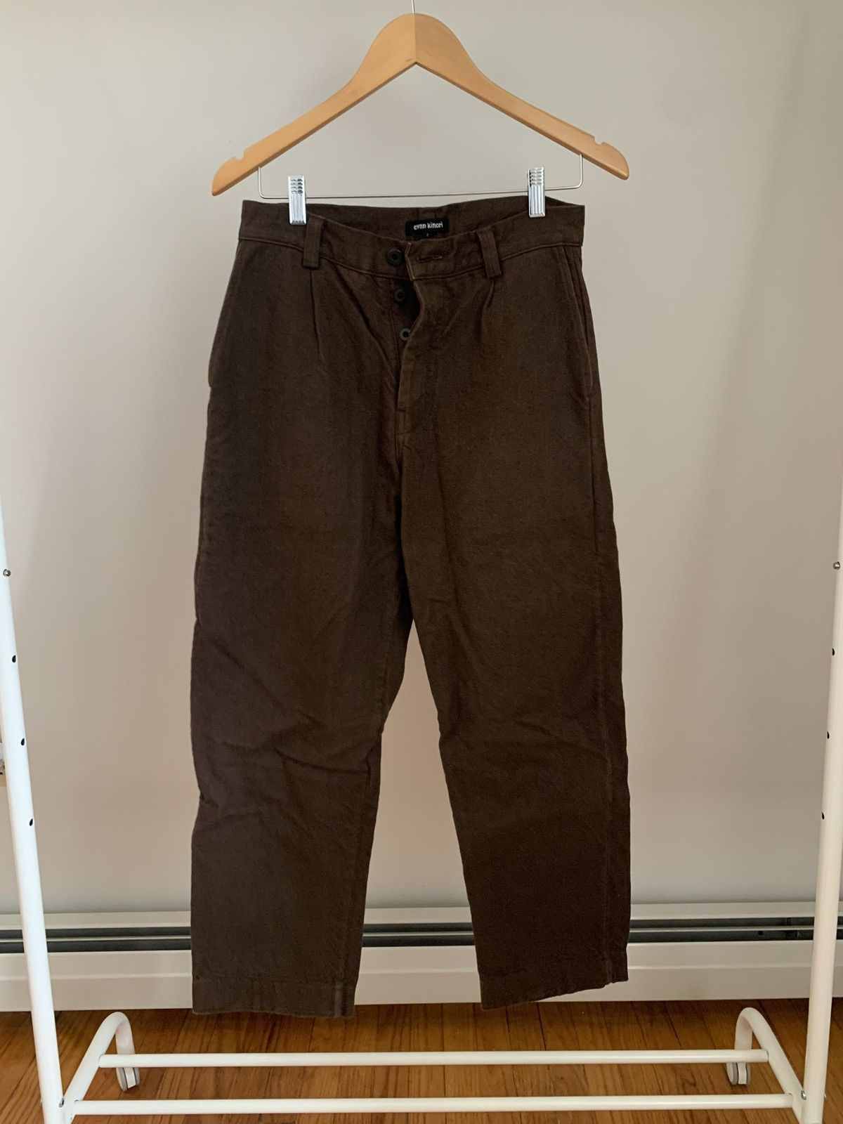Evan Kinori Single Pleat Pants Size US 28 / EU 44 - 1 Thumbnail