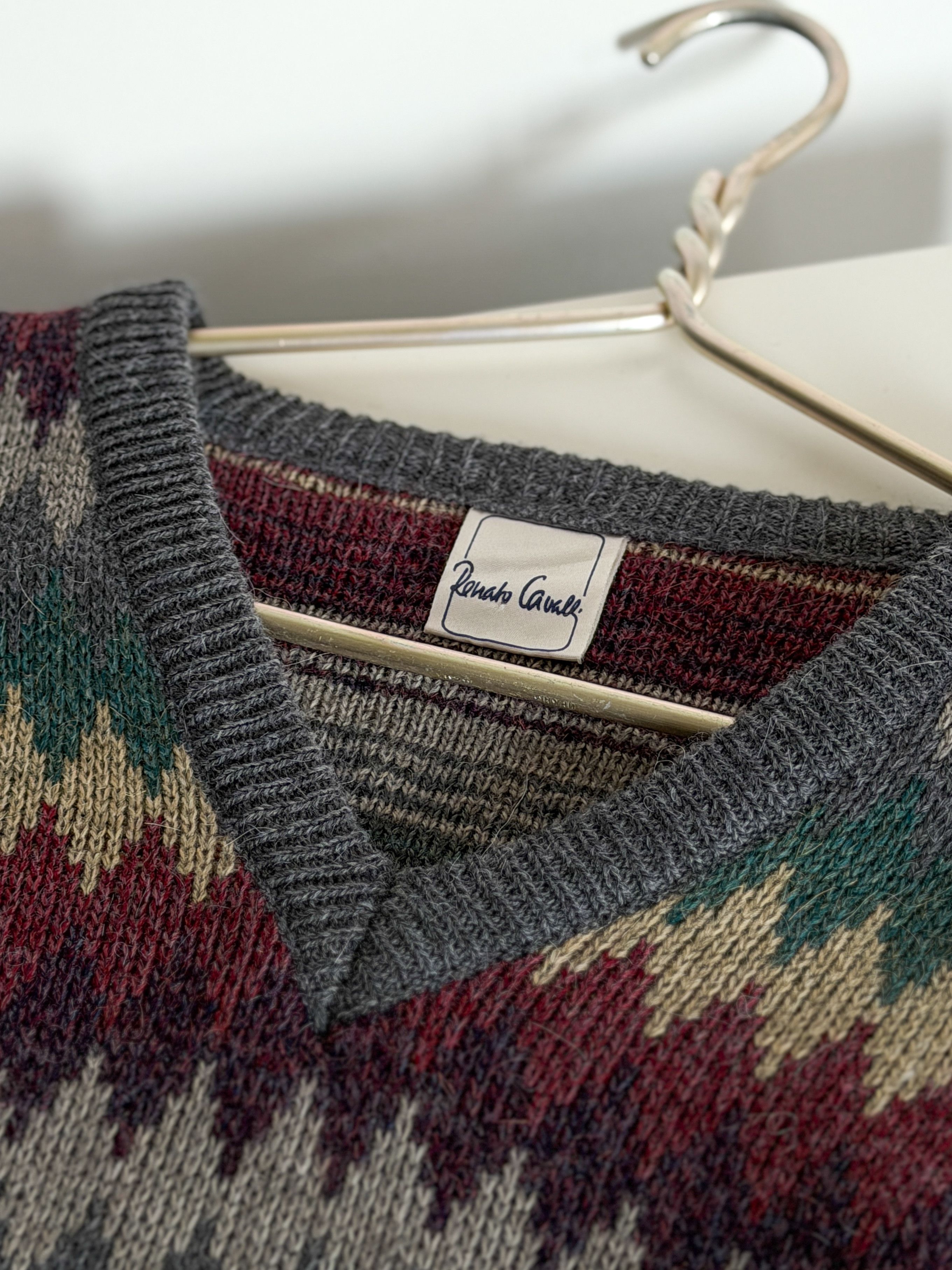 Vintage Renato Cavalli Vintage Men’s Sweater Size US S / EU 44-46 / 1 - 7 Thumbnail