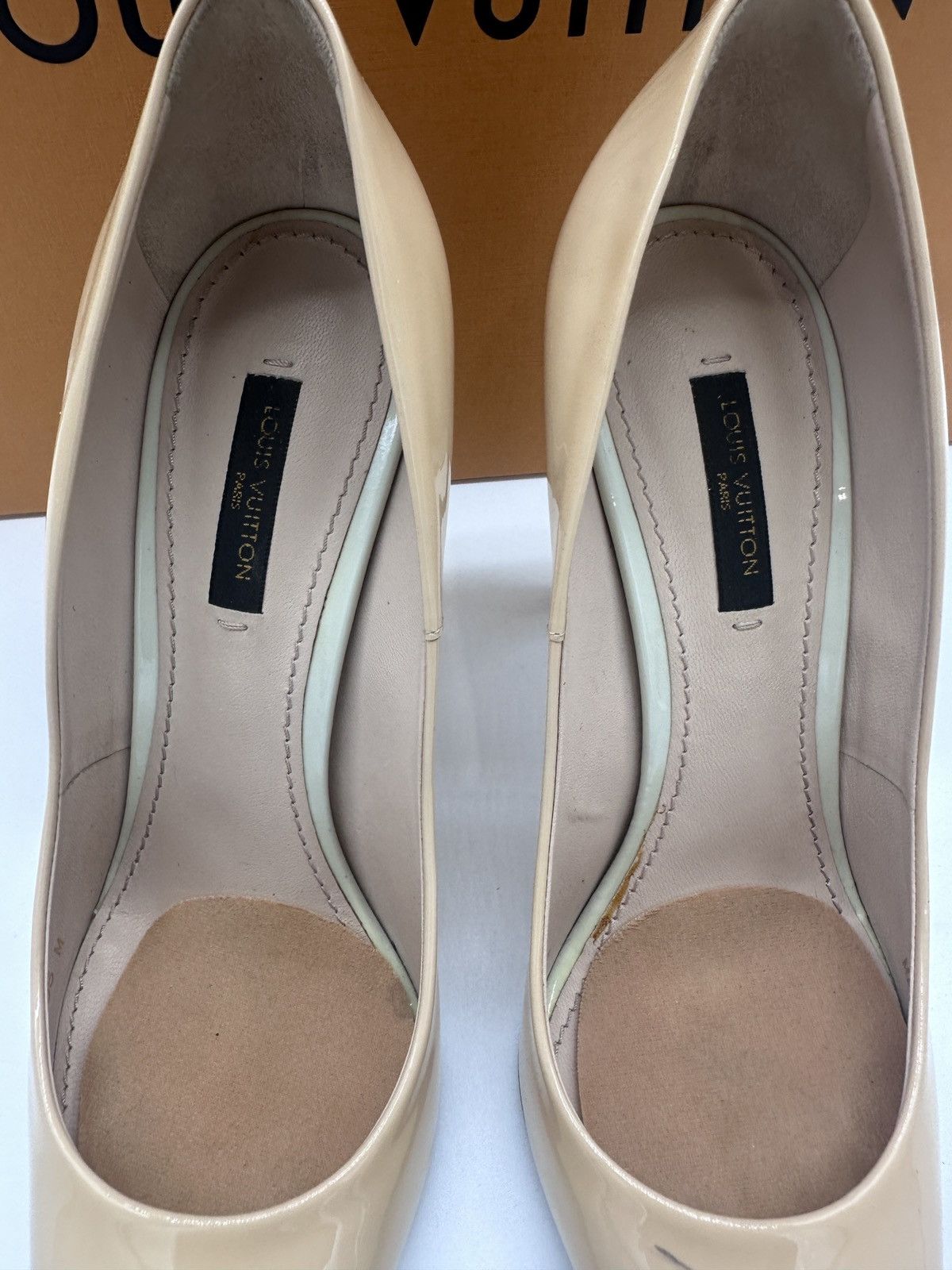 Louis Vuitton Louis Vuitton Patent Leather Heels 38.5LV 8.5 USA w dustbags Size US 8.5 / IT 38.5 - 3 Thumbnail