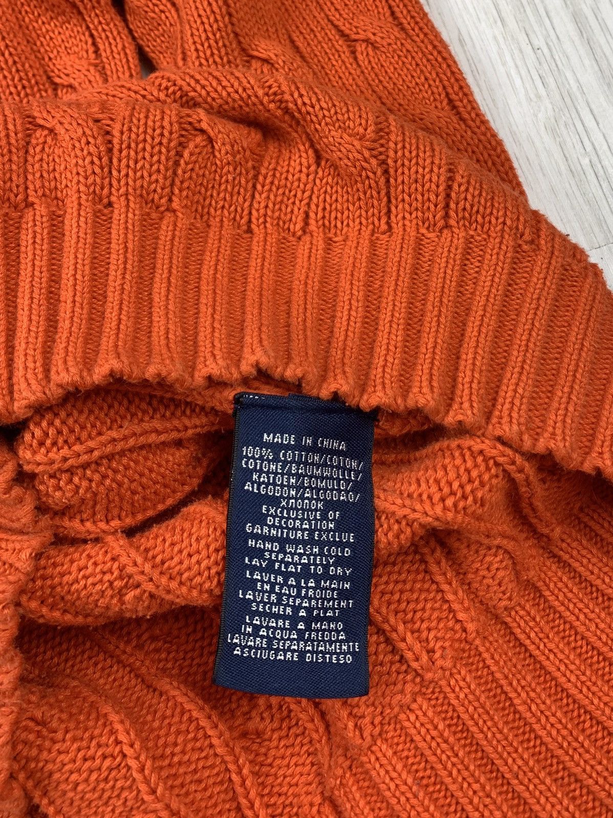 Ralph Lauren Polo Ralph Lauren Womens Cable Knit V-Neck Sweater Size XS Size XS / US 0-2 / IT 36-38 - 8 Thumbnail