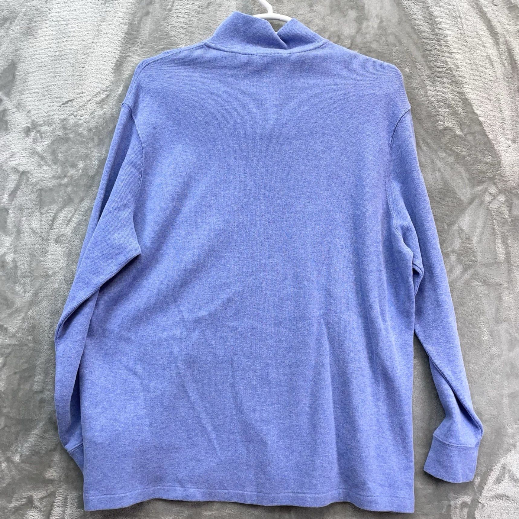 Polo Ralph Lauren Polo Ralph Lauren Sweater Men 2XL 1/4 Zip Mock Neck Pullover Casual Preppy Classic Logo Zipper Blue Knit Cotton Vintage: No? Size US XXL / EU 58 / 5 - 3 Thumbnail