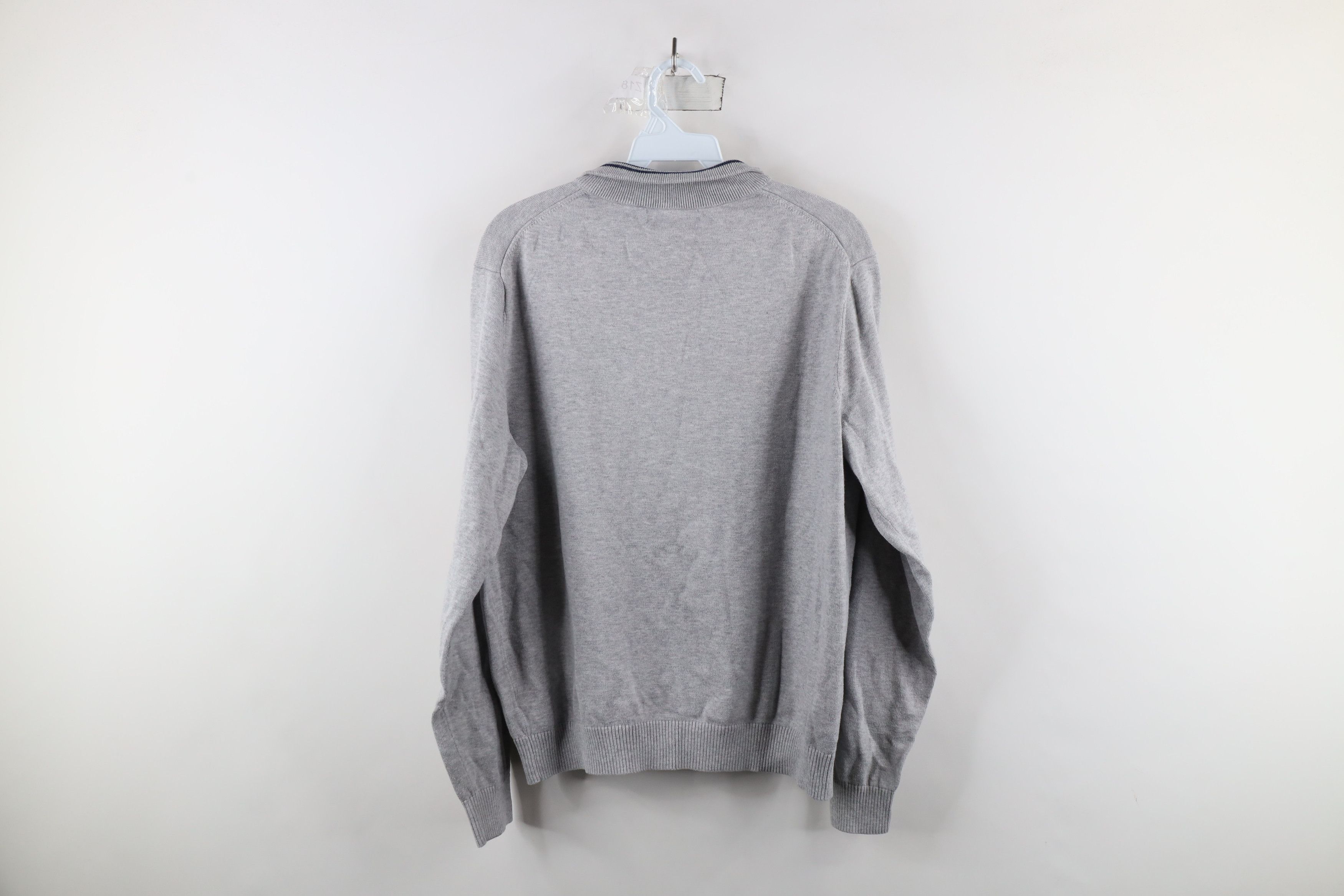 Vineyard Vines × Vintage Vineyard Vines Cotton Knit Half Zip Pullover Sweater Gray Size US M / EU 48-50 / 2 - 8 Thumbnail