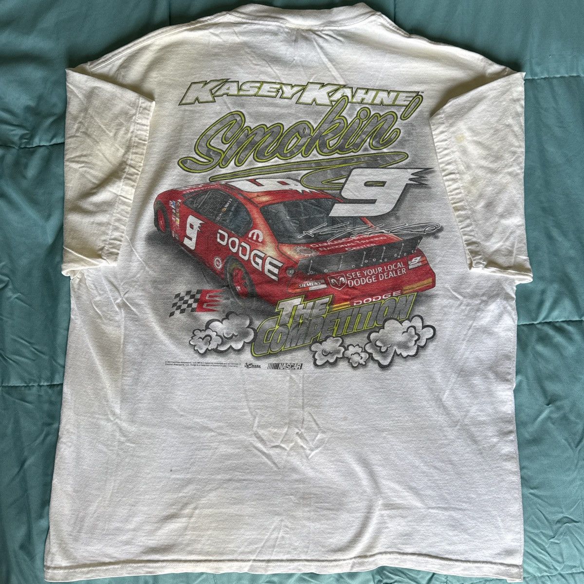 Chase Authentics Kasey Kahne No.9 Dodge Dealers Racing Tee - NASCAR Size US L / EU 52-54 / 3 - 2 Thumbnail