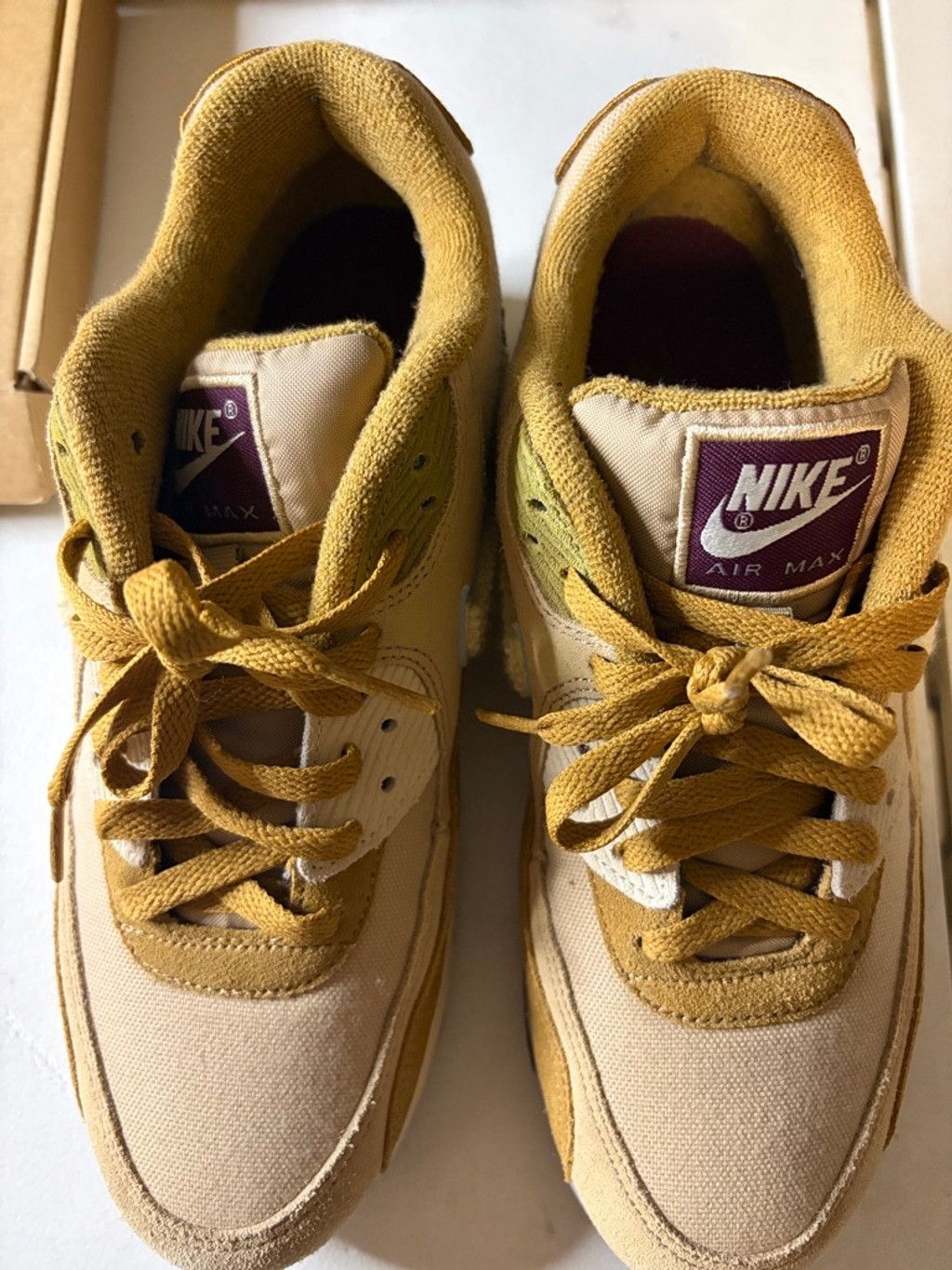 Nike Nike Air Max 90 Varsity Pack Muted Bronze| EUC | Sz 8.5M/10W Size US 8.5 / EU 41-42 - 9 Thumbnail