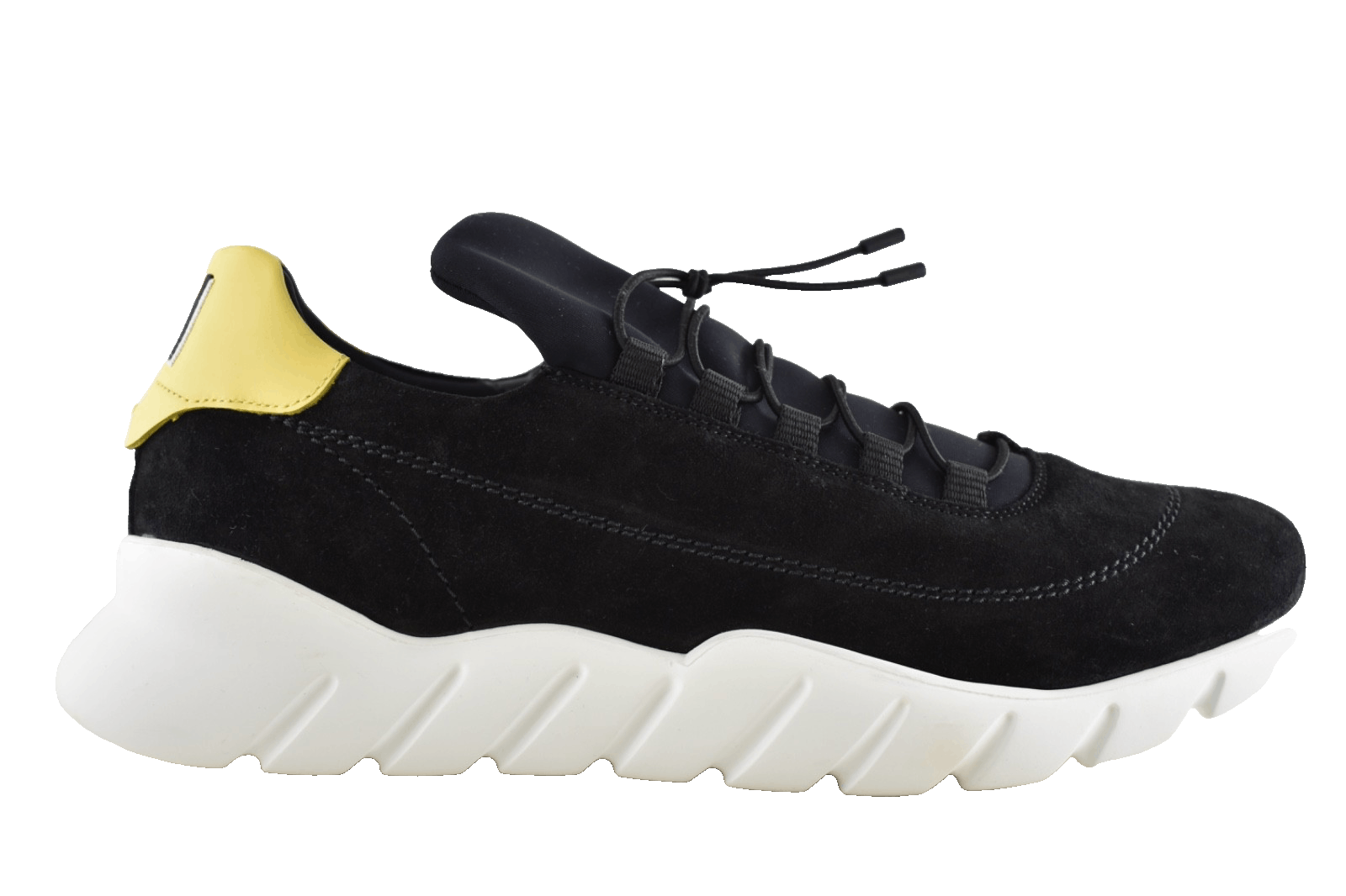 Fendi Fendi White Yellow Runner Trainer Sneaker UK 9.5 US 10.5 Size US 10.5 / EU 43-44 - 1 Thumbnail