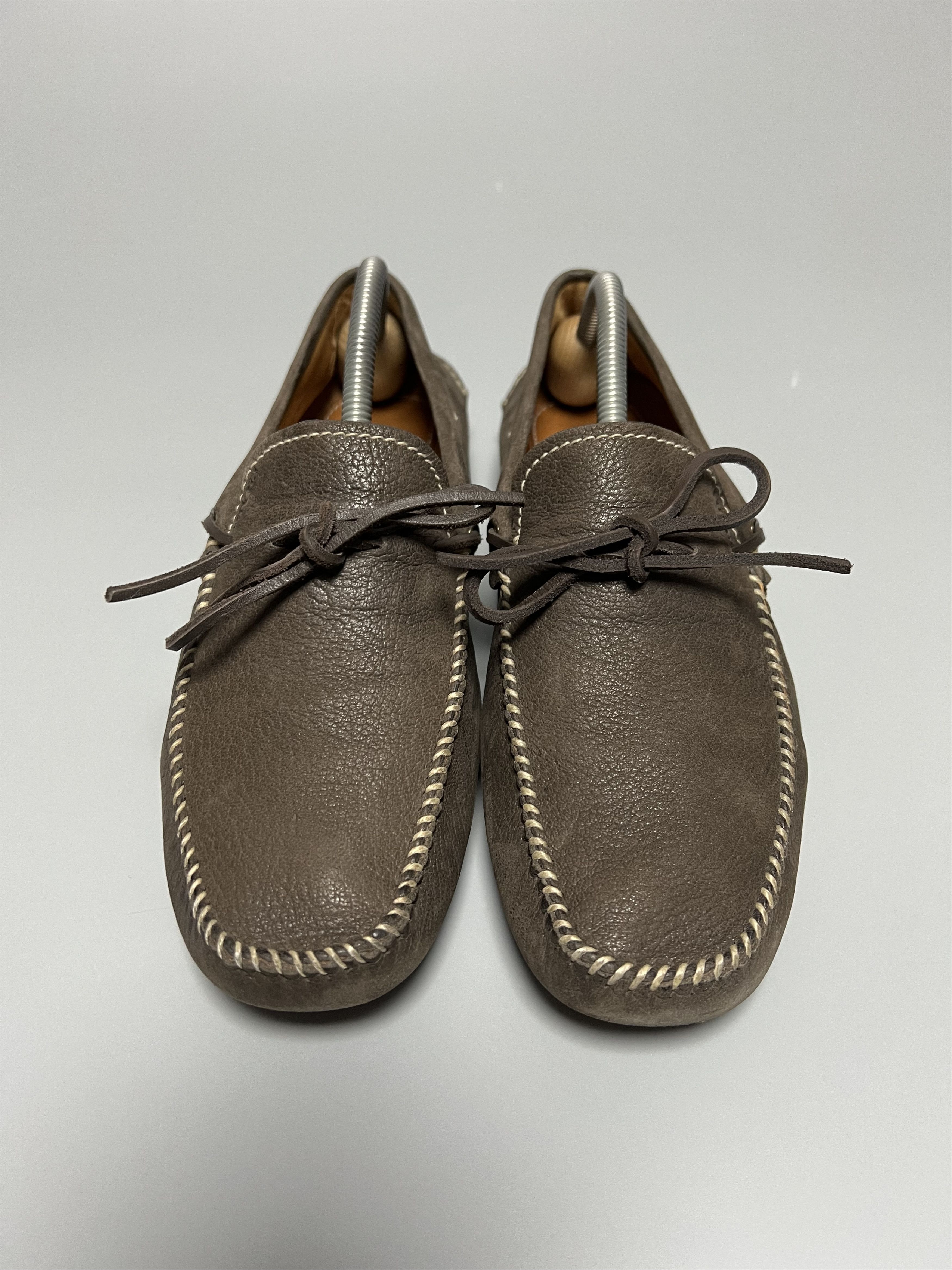 Prada Prada Vintage Brown Leather Loafers Moccasins Size US 7.5 / EU 40-41 - 4 Thumbnail