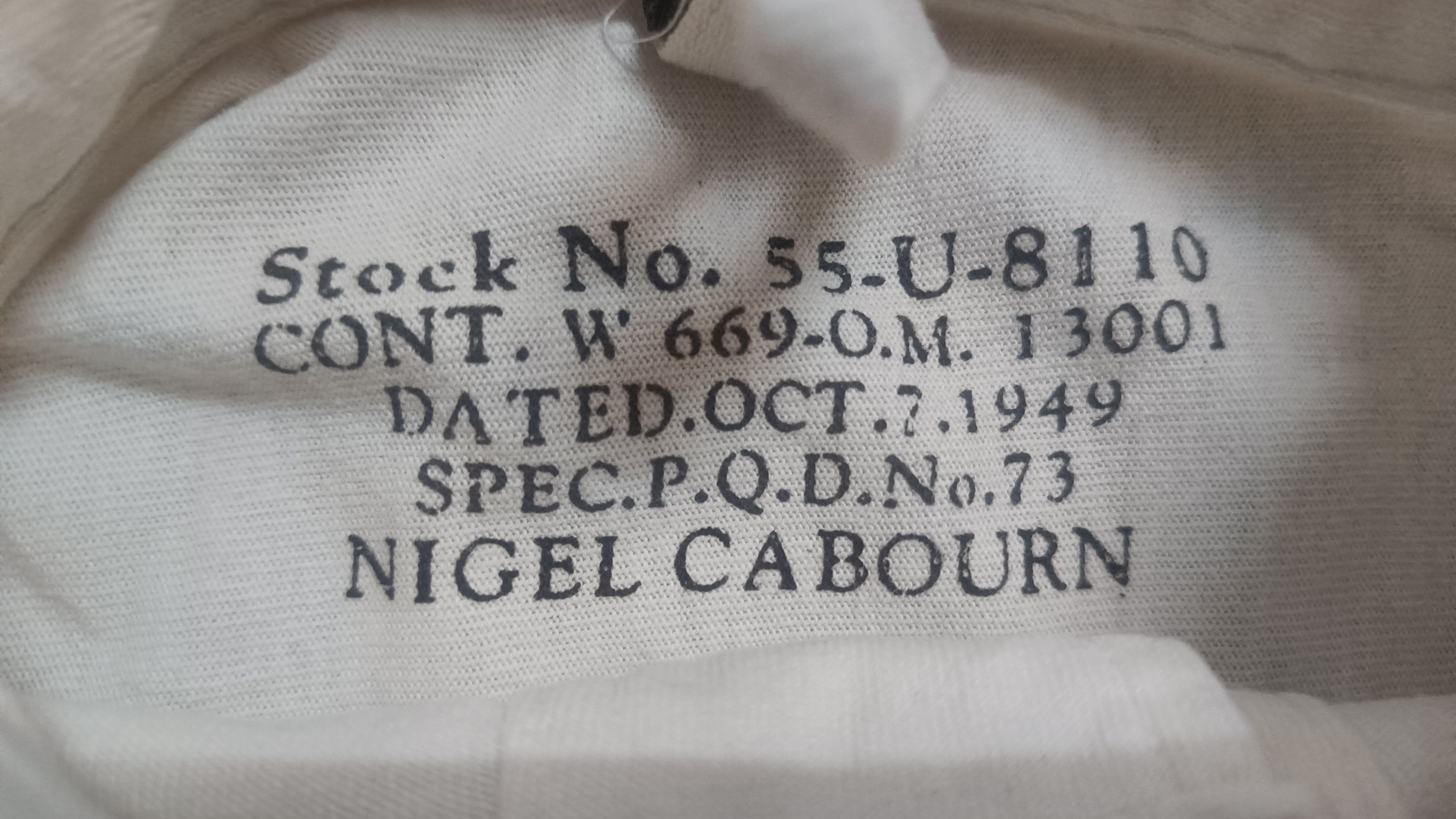 Nigel Cabourn 🔥🔥Rare Nigel carbourn Polo Cream Tee Size US M / EU 48-50 / 2 - 2 Thumbnail