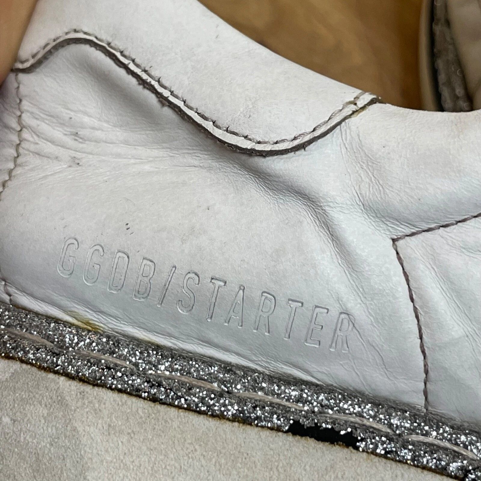 Golden Goose Golden Goose Sneakers STARTER VCE GGDB WHITE Leather low top Size US 10 / IT 40 - 9 Thumbnail
