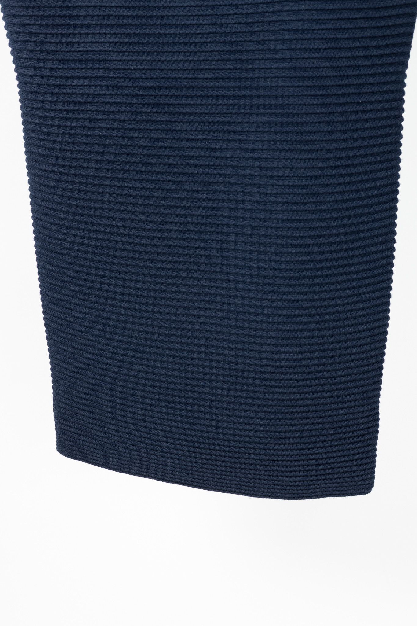 Victoria Beckham Victoria Victoria Beckham Navy Funnel Neck Ottoman Sweater Size S / US 4 / IT 40 - 7 Thumbnail