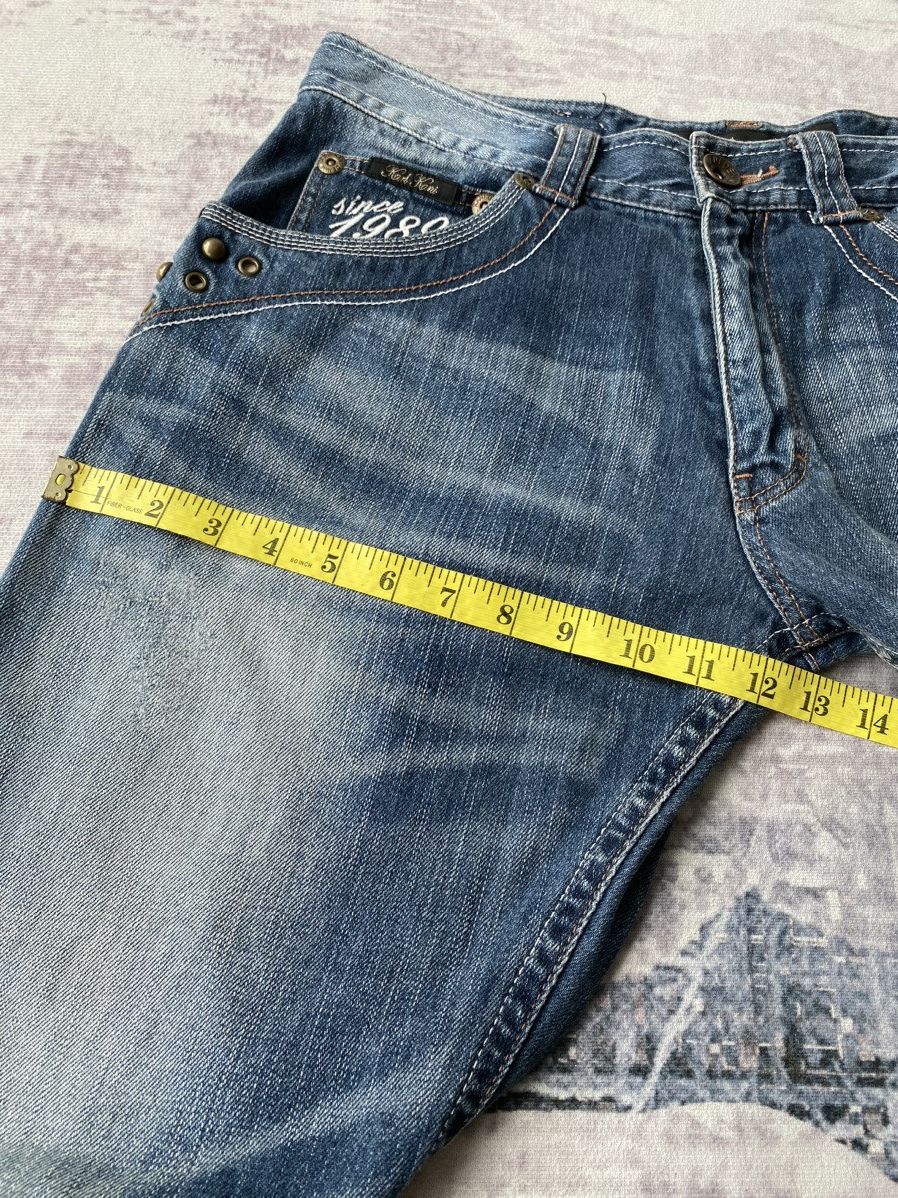 Karl Kani × Vintage Vintage Karl Kani King of Black Studded Baggy Jeans Size US 34 / EU 50 - 14 Thumbnail