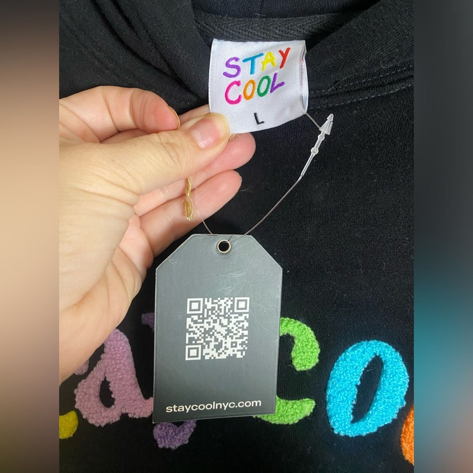 REVOLVE Revolve Stay Cool Rainbow Arch Hoodie in Black L Size L / US 10 / IT 46 - 5 Thumbnail