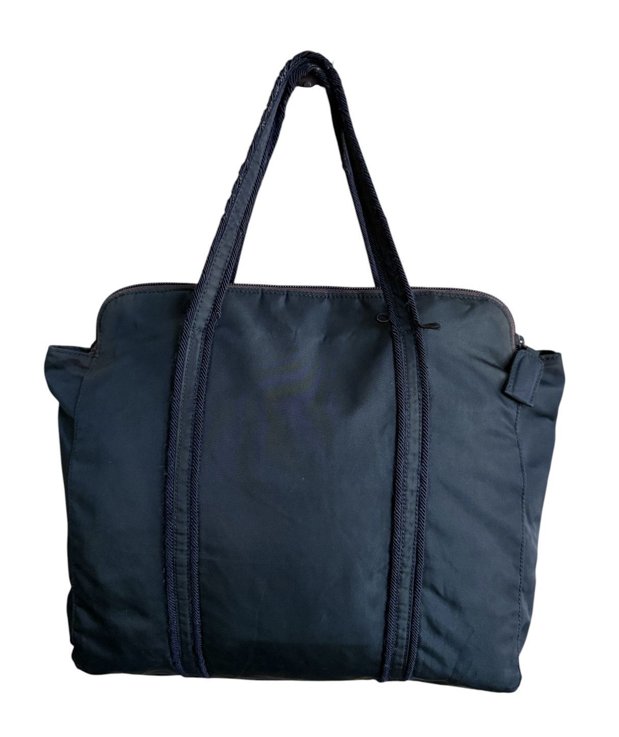 Prada PRADA TESSUTO Vintage Nylon Dark Blue Totes Bag Size ONE SIZE - 4 Thumbnail