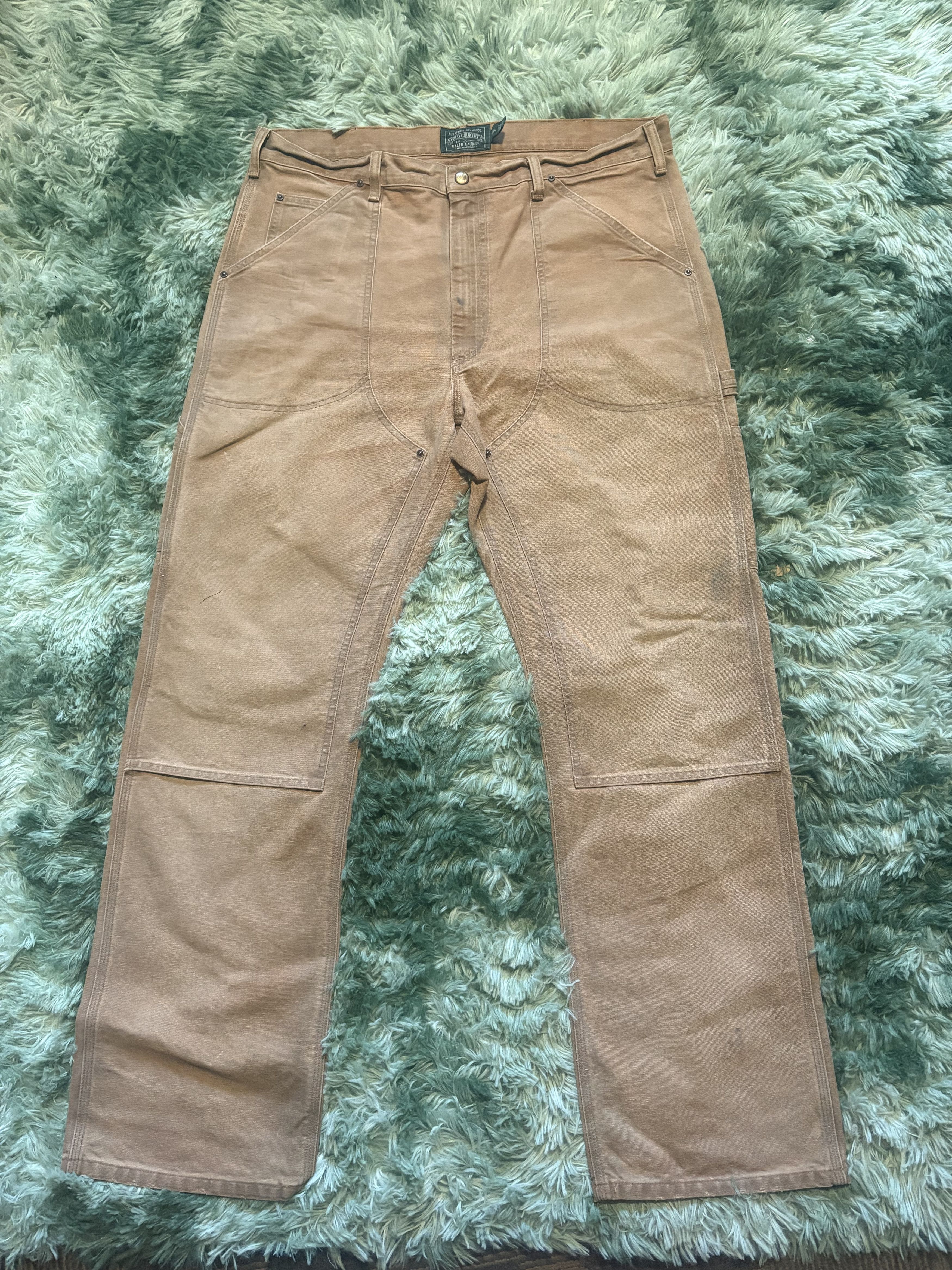 Polo Ralph Lauren Polo Country Straight-Leg Distressed Carpenter Trousers Size US 36 / EU 52 - 1 Thumbnail