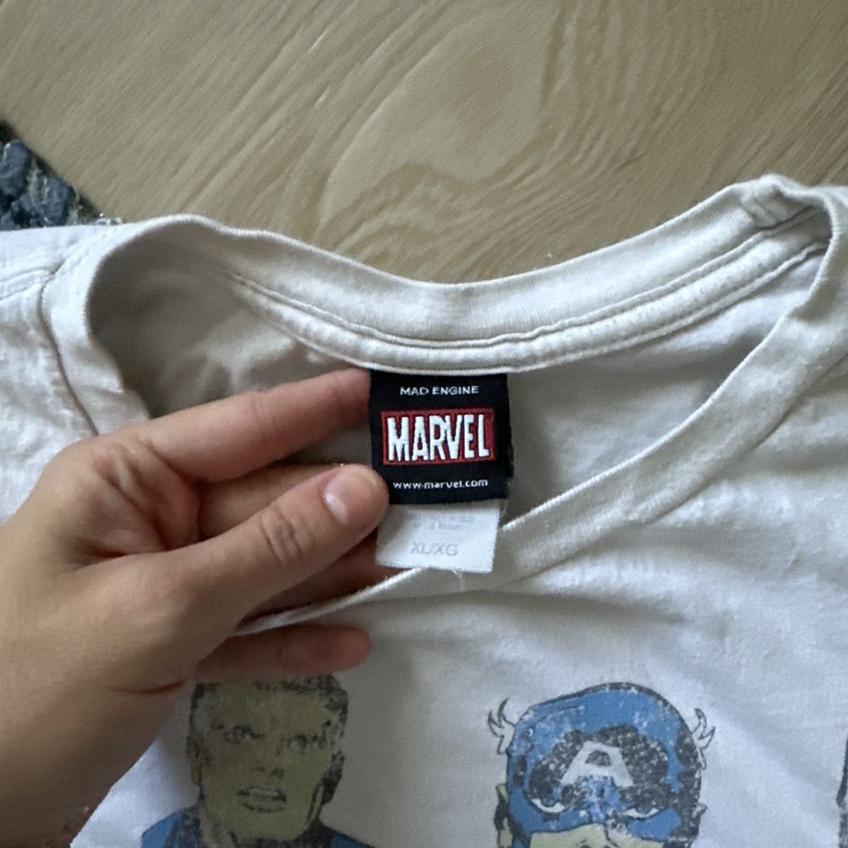 Marvel Comics Vintage Marvel Mad Engine Graphic Tee Size US XL / EU 56 / 4 - 3 Thumbnail