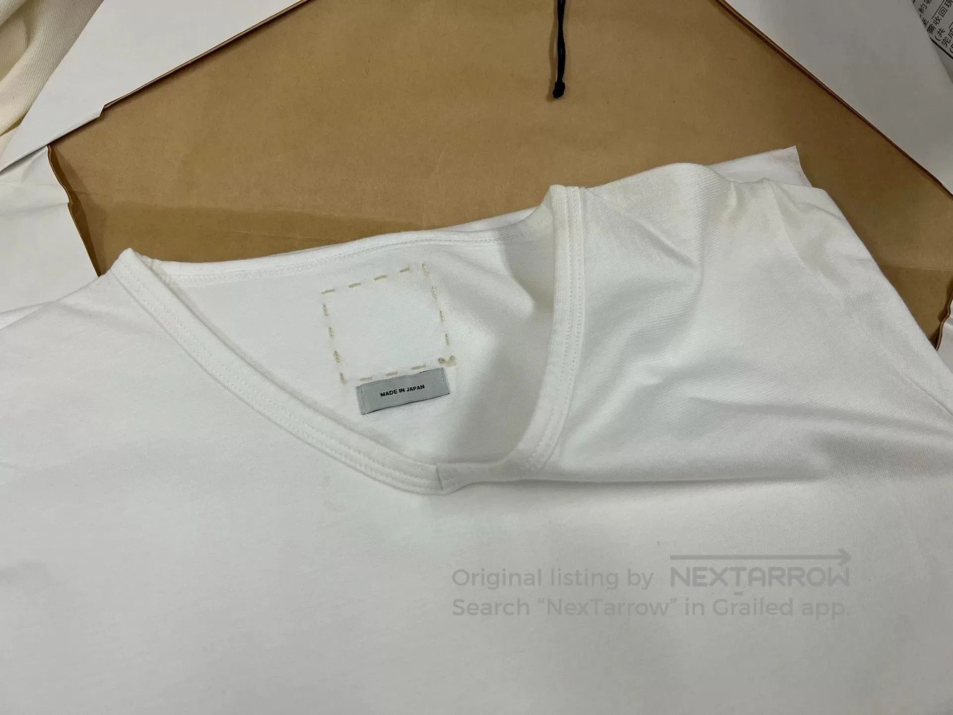 Visvim VISVIM Ultimate V Neck Tee in White. Size US M / EU 48-50 / 2 - 2 Thumbnail