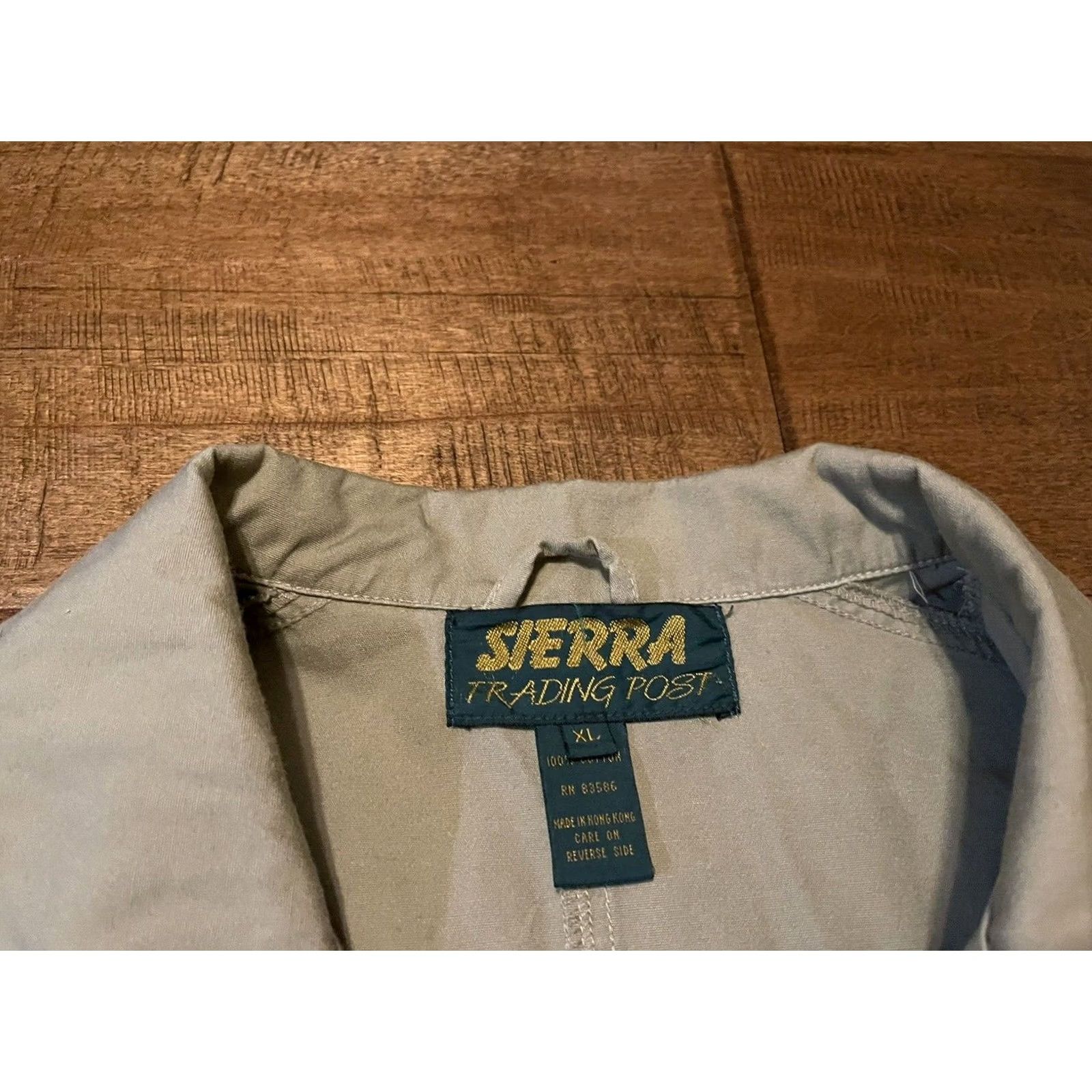 Vintage VINTAGE Sierra Trading Post Beige Khaki Barn Chore Field Utility Jacket Mens XLarge Size US XL / EU 56 / 4 - 4 Thumbnail