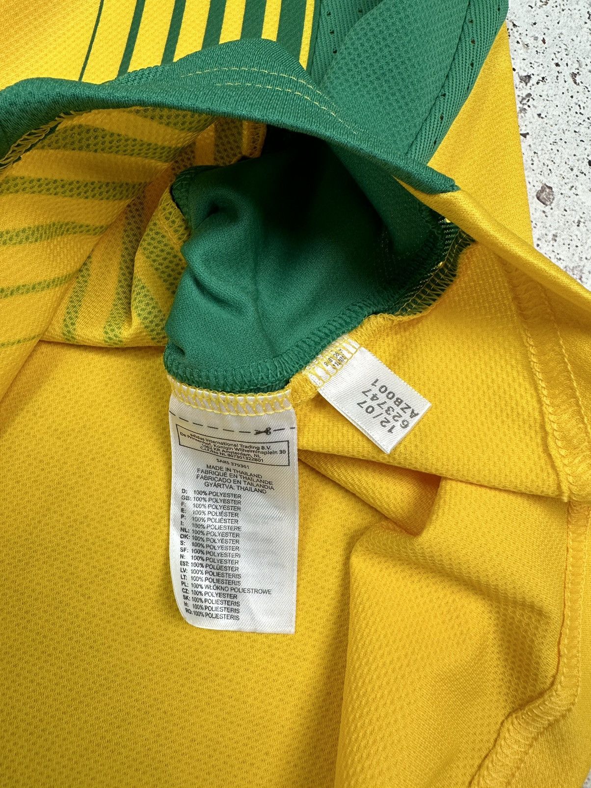 Adidas × Vintage SOUTH AFRICA 2007/2009 3/4 LONG SLEEVE SHIRT JERSEY ADIDAS M Size US M / EU 48-50 / 2 - 11 Thumbnail