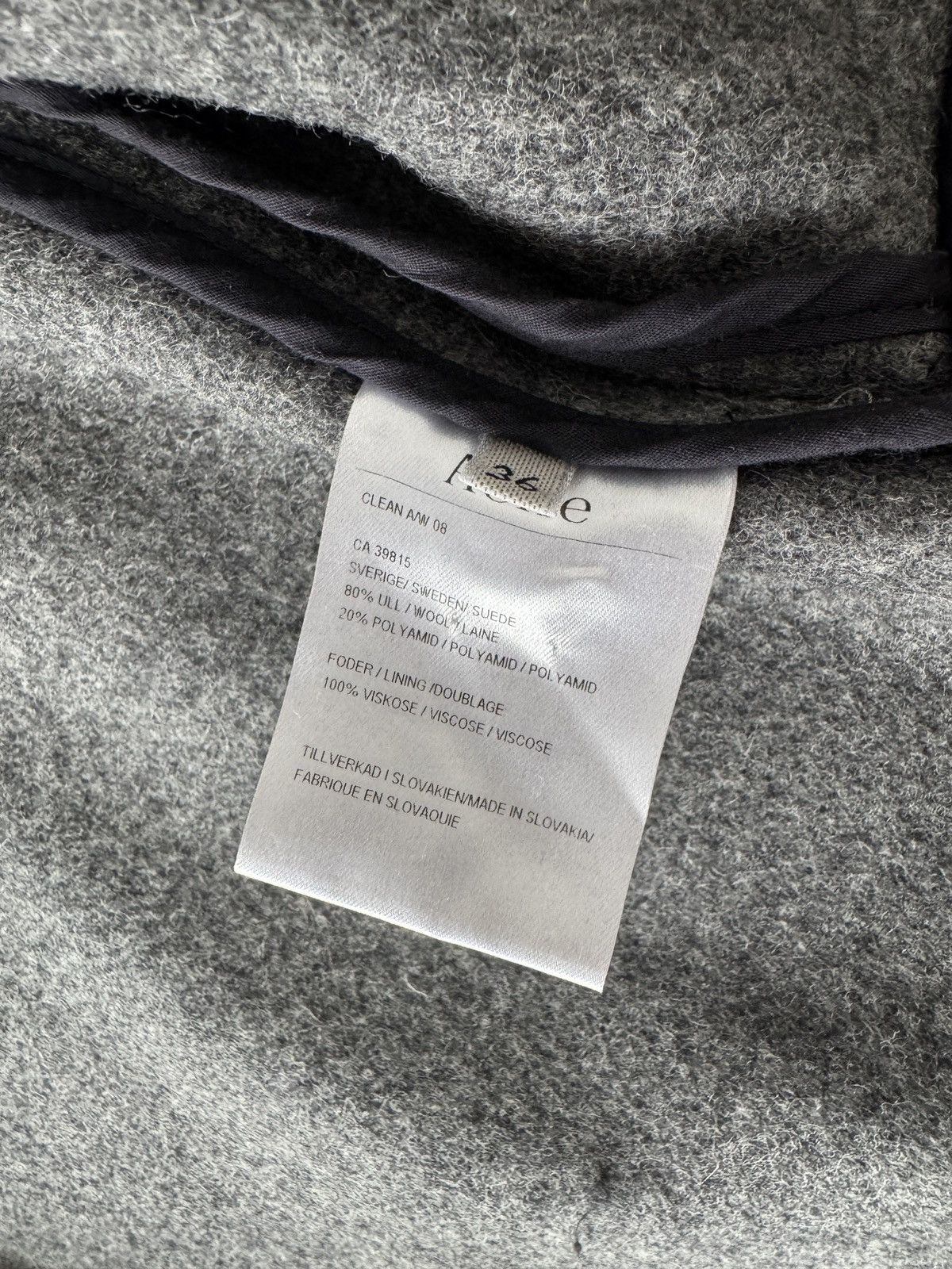 Acne Studios Acne Studios Coat Jacket Wool Size S / US 4 / IT 40 - 7 Thumbnail