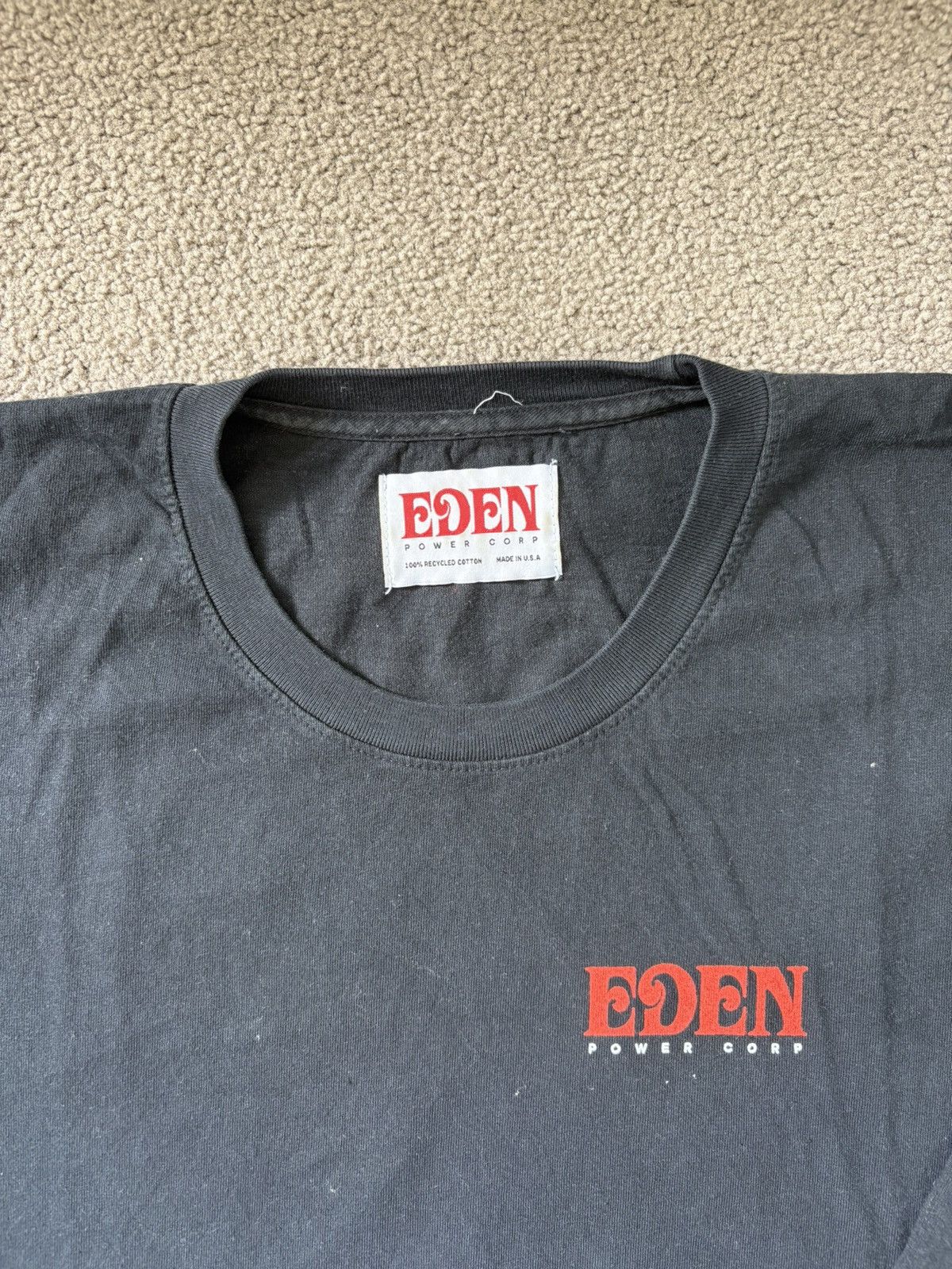 EDEN Power Corp Eden Power Corp Black Logo Long Sleeve T-Shirt Size US XL / EU 56 / 4 - 4 Thumbnail