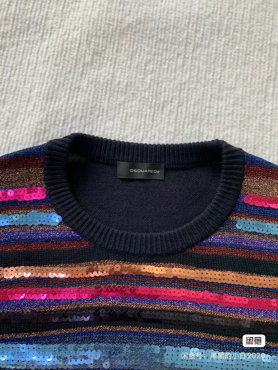 Dsquared2 D2 DSQUARED sequin sweater balenciaga prada dior Size US M / EU 48-50 / 2 - 5 Thumbnail